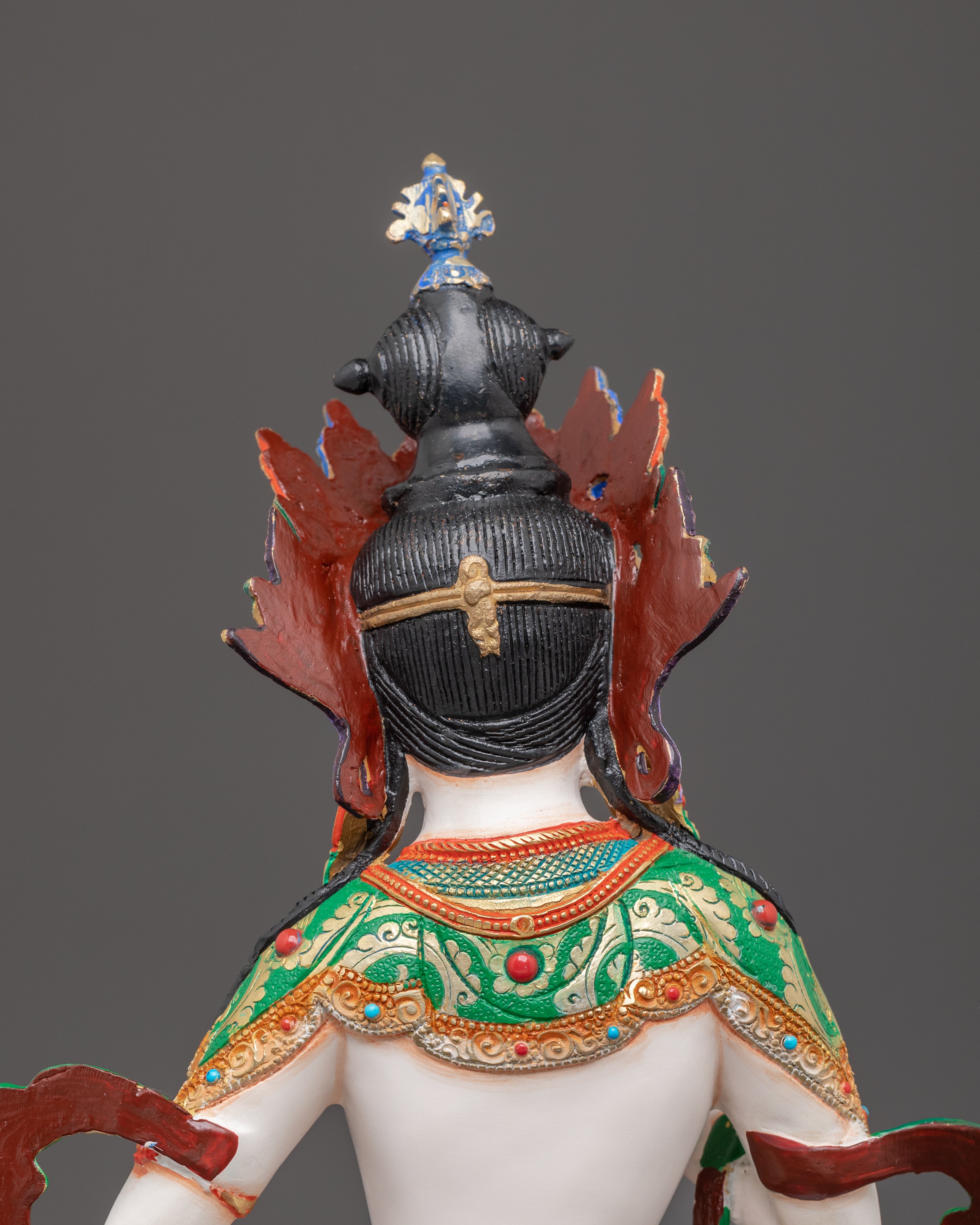 Sacred Vajrasattva Handcrafted Statue | Buddhist Purification Deity