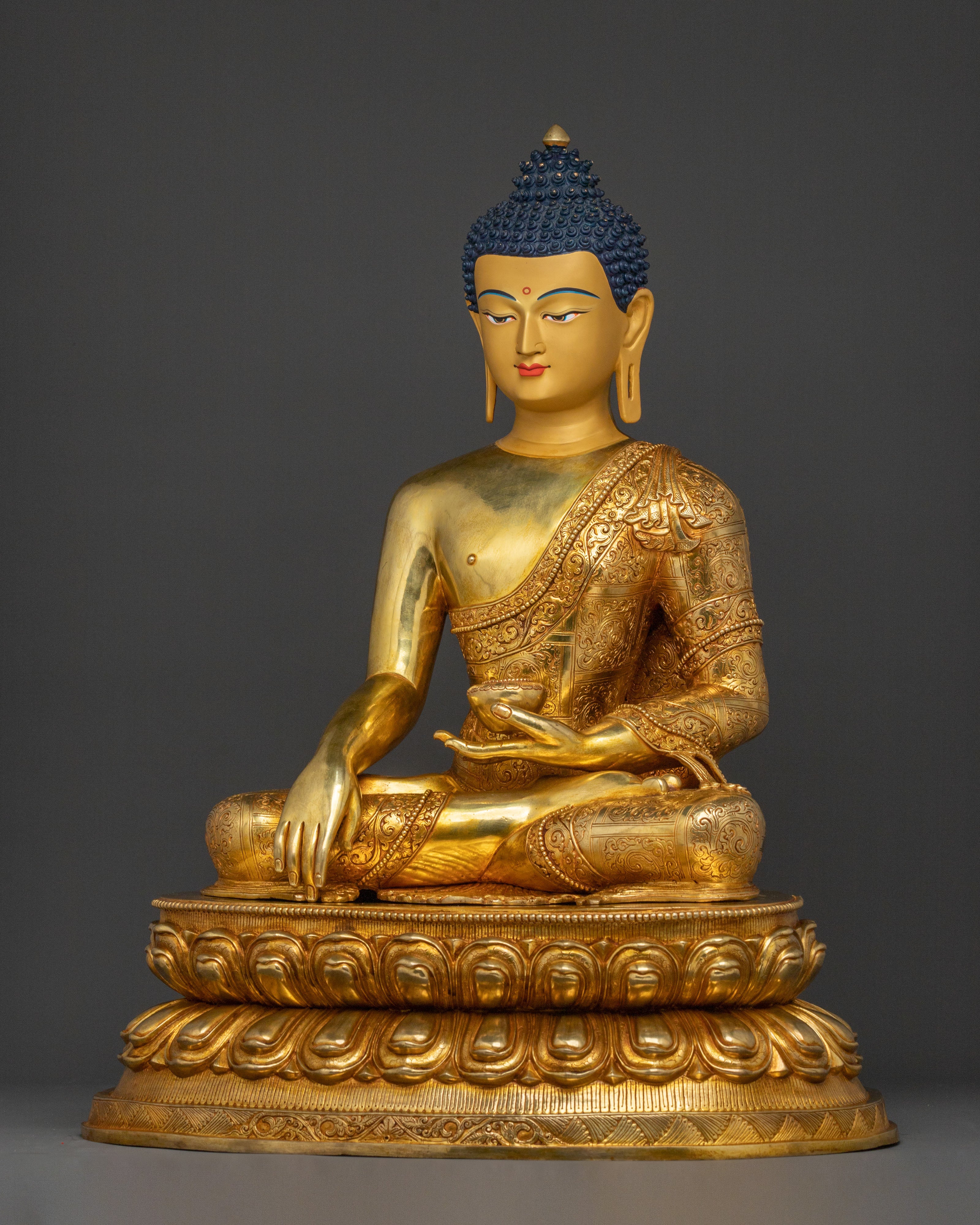 Handcrafted Shakyamuni Buddha Statue | Buddhist Decor