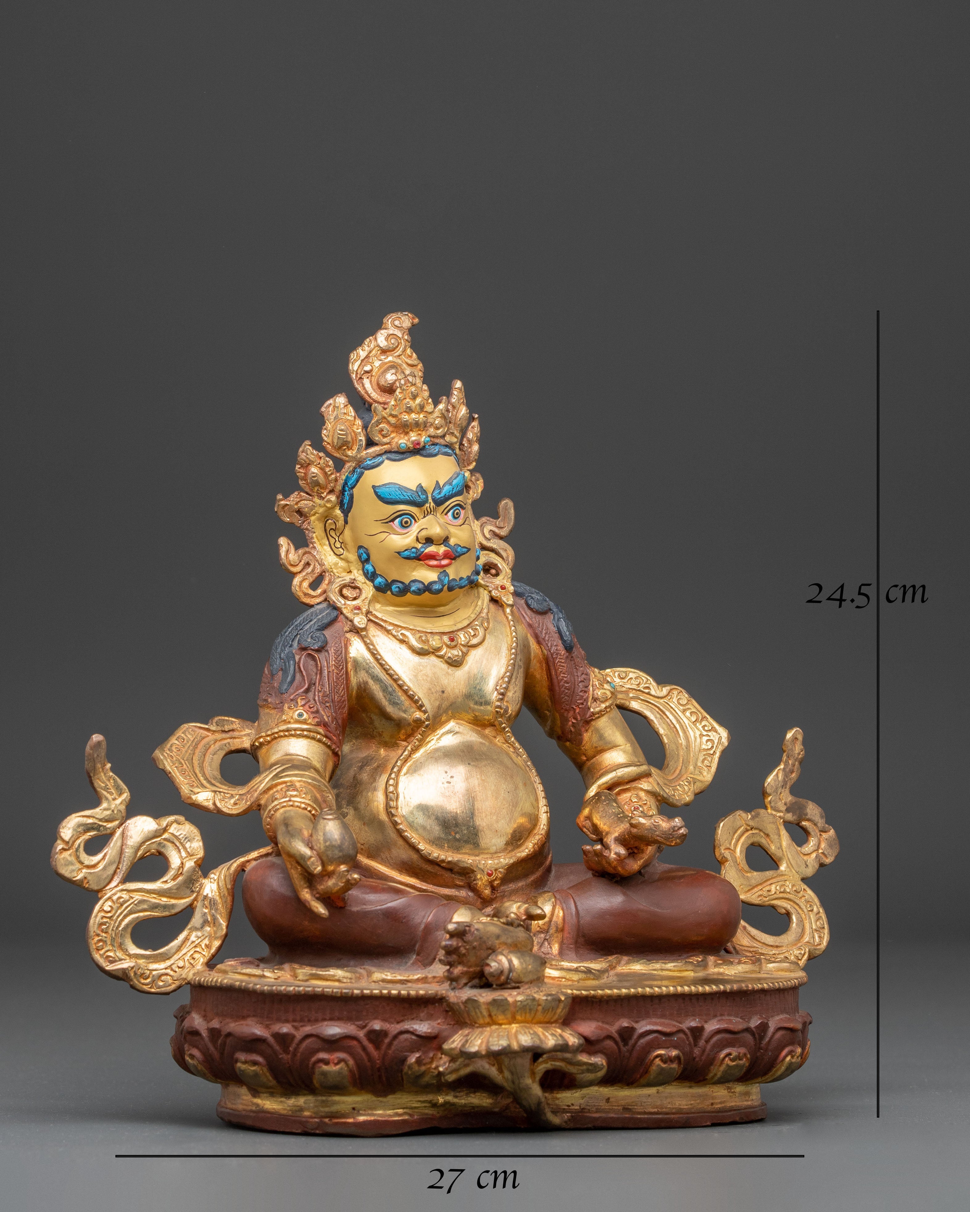 Handmade Golden Statue of Dzambhala