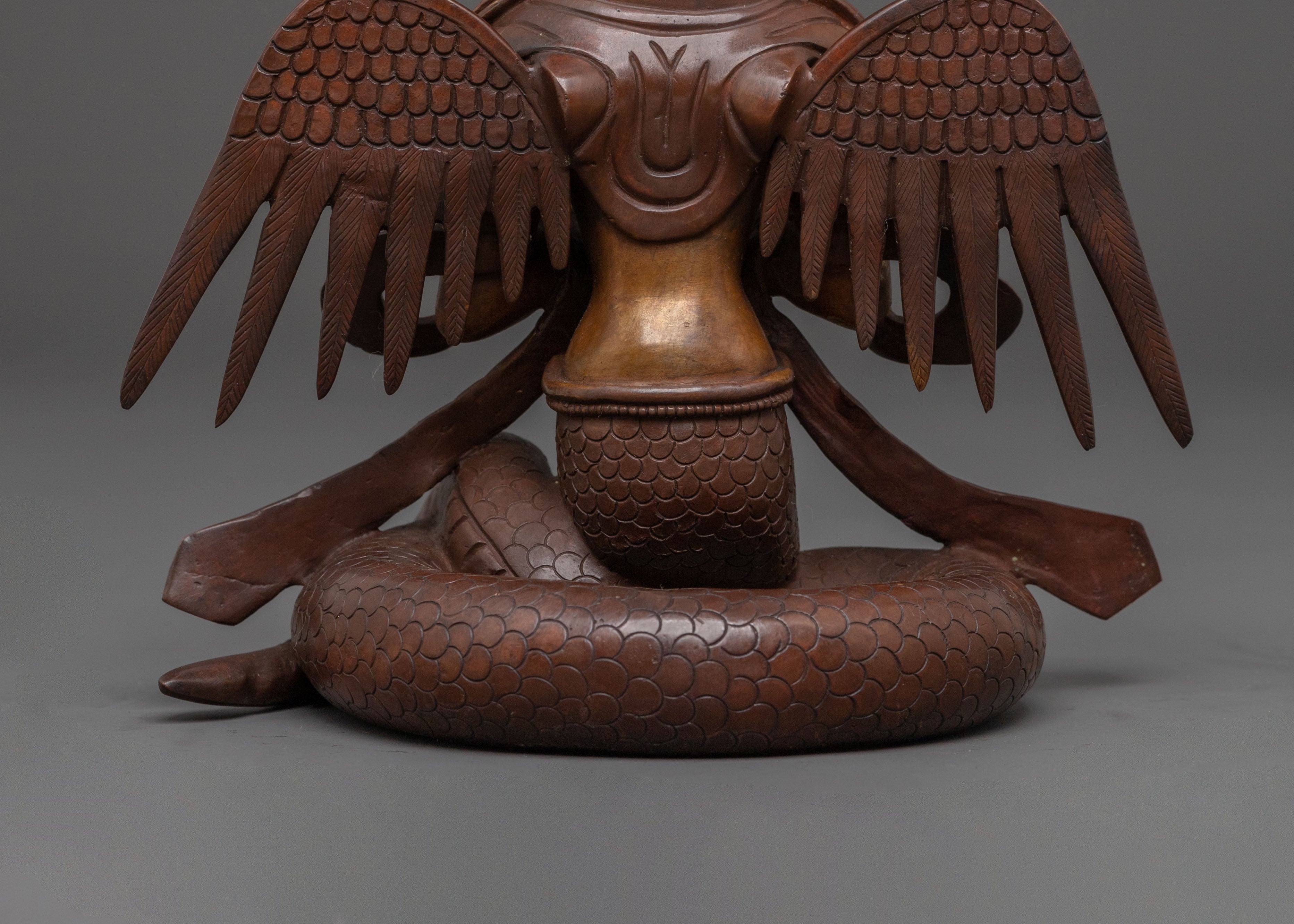 Nagkanya Statue Sacred Serpent Deity for Rituals
