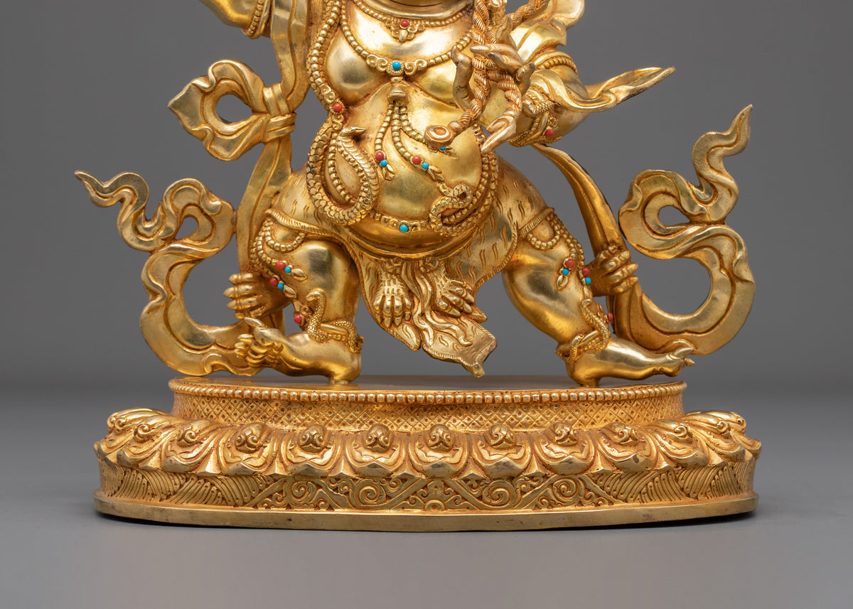 Mighty Protector Vajrapani Copper Sculpture