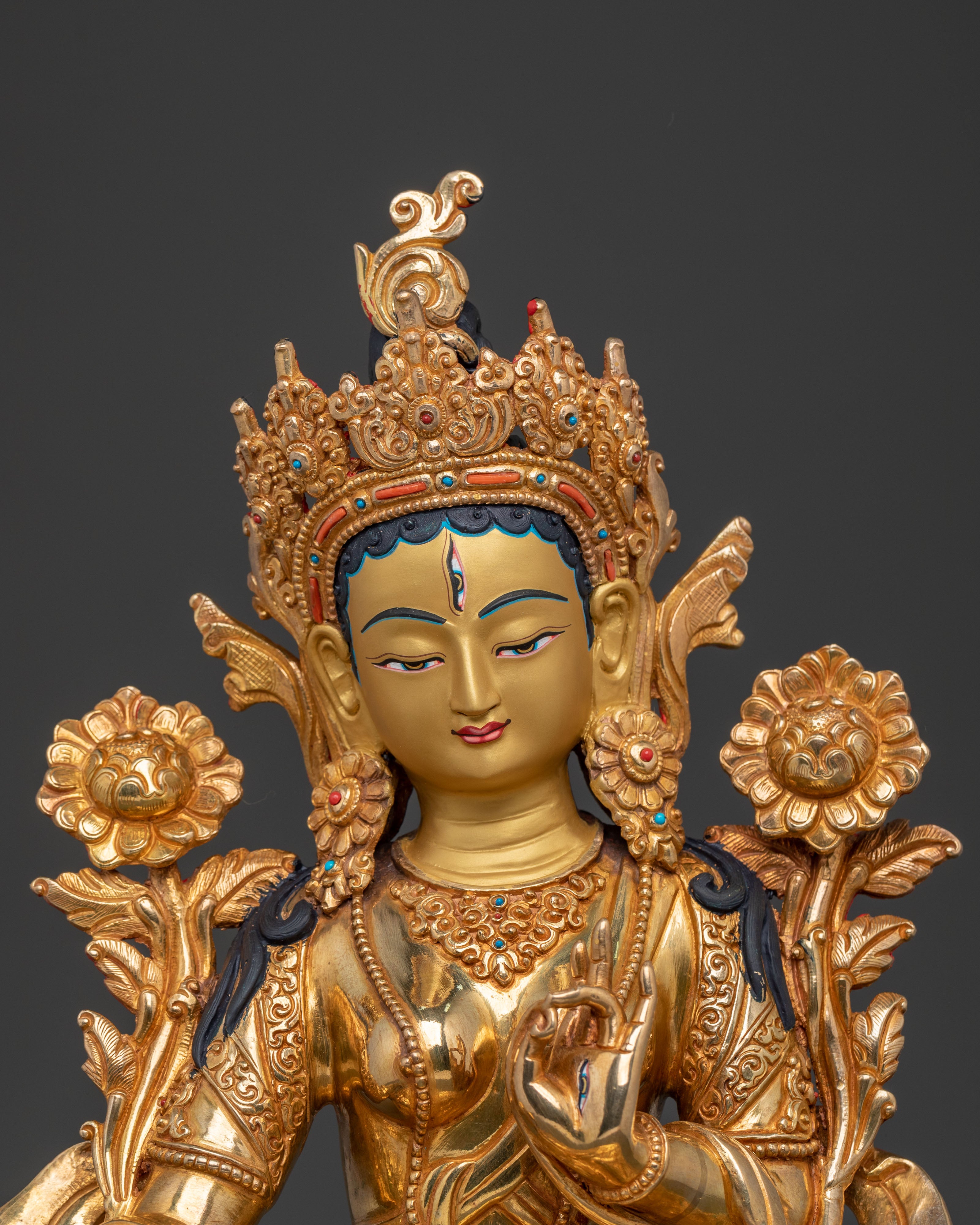 White Tara Sacred Statue | Symbol of Healing