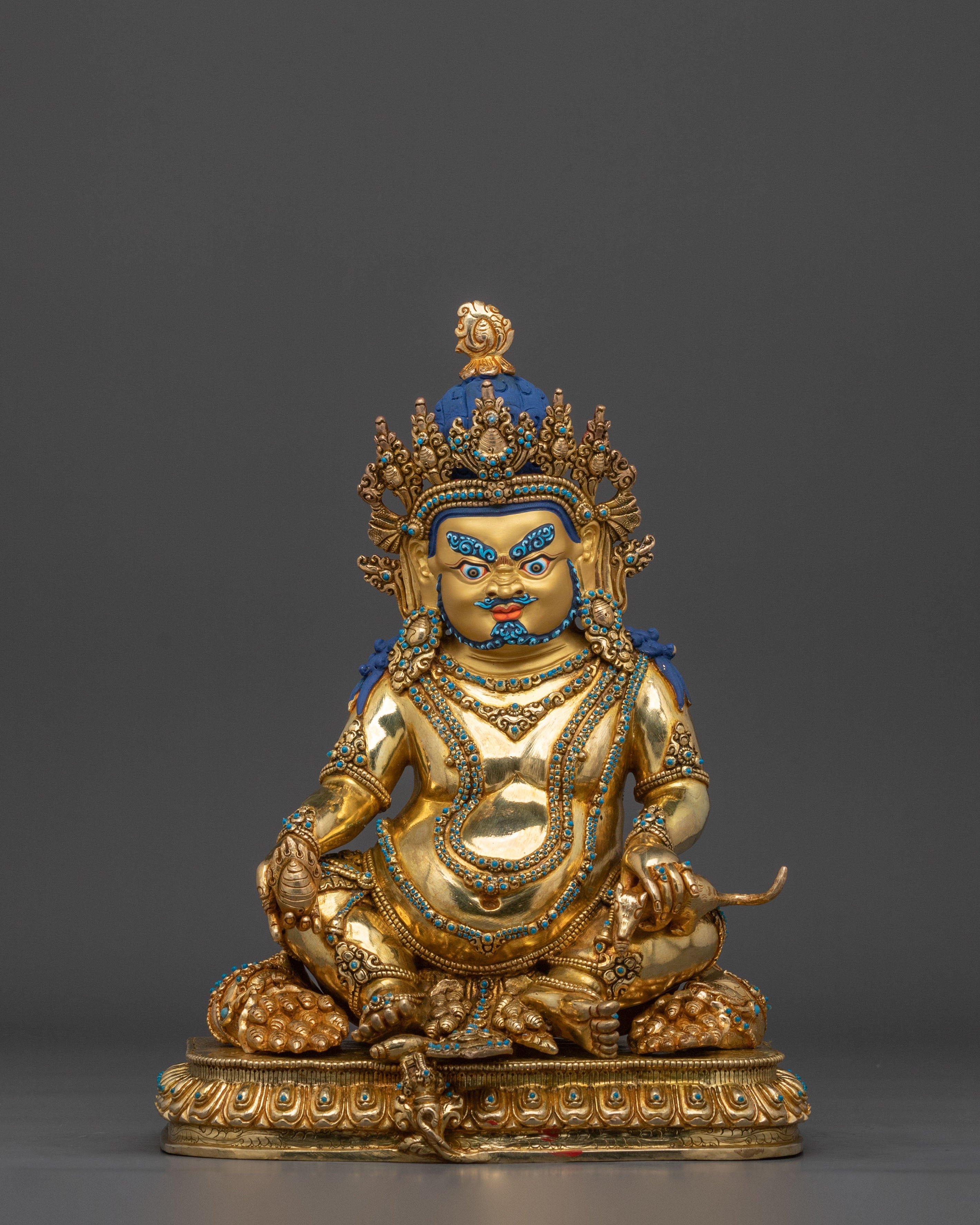 Dzambhala Deity of Abundance Statue | Symbol of Fortune and Generosity