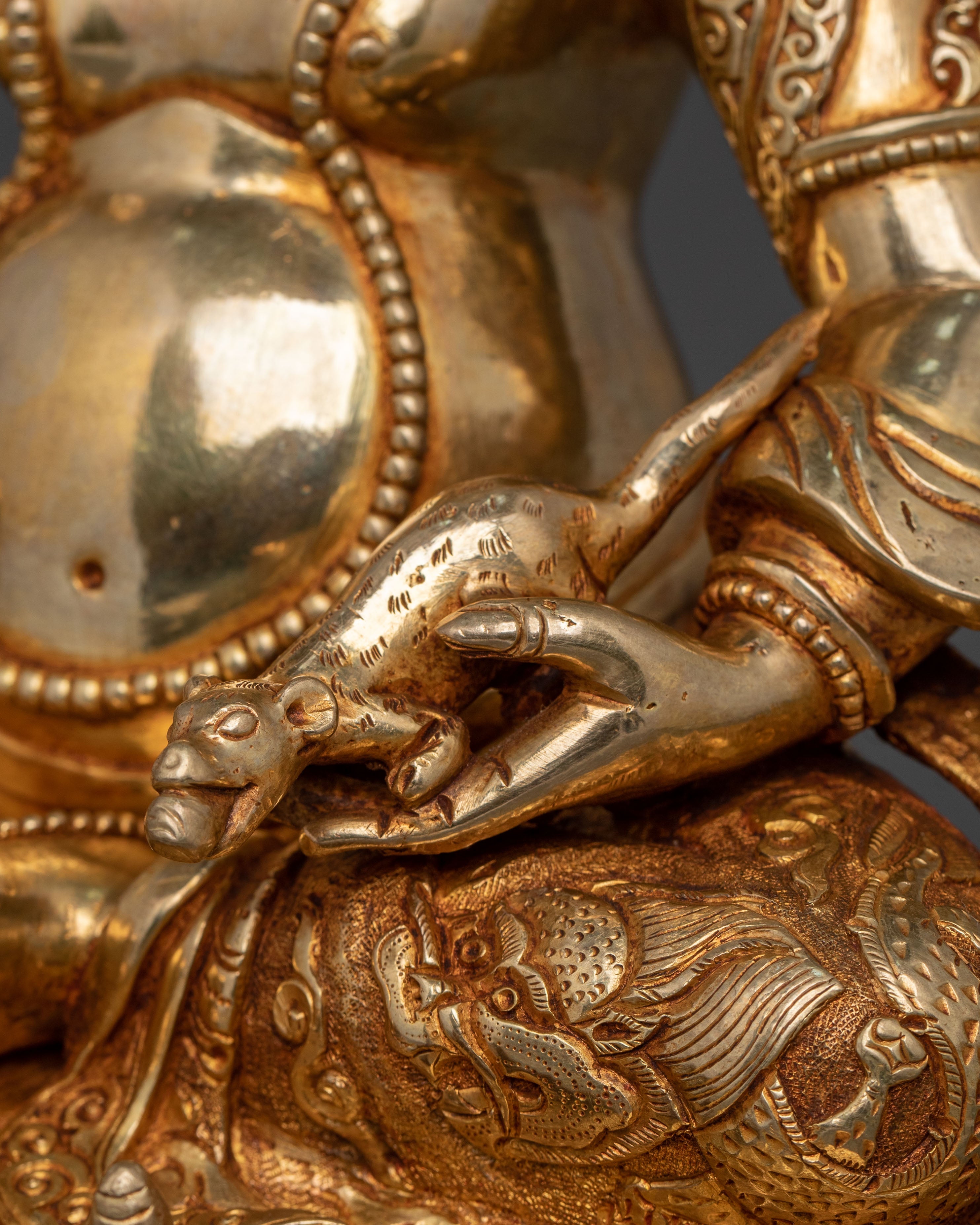 Dzambhala Handcrafted Figurine: Wealth Deity of Prosperity
