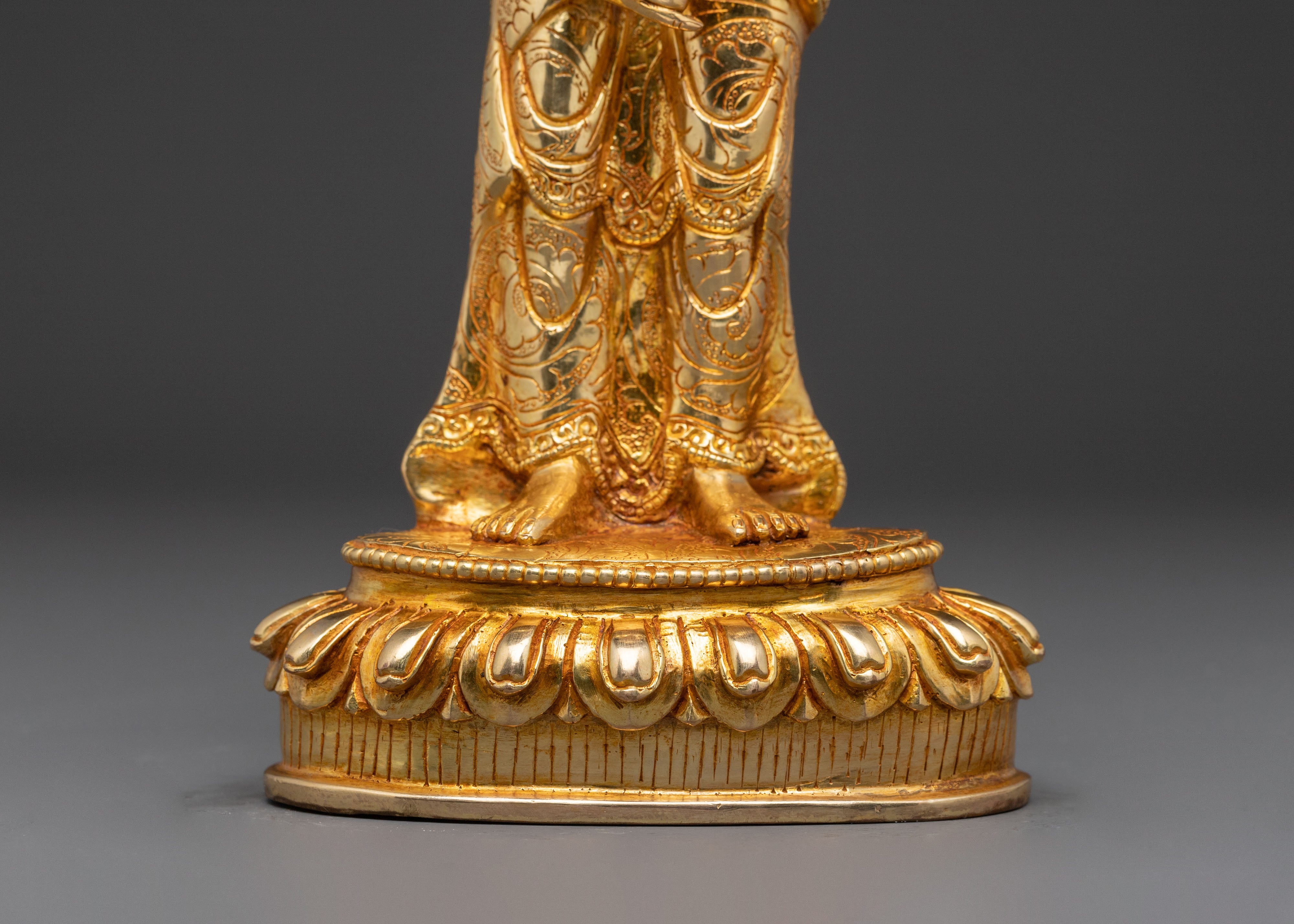 Disciples of Shakyamuni Buddha – Nepali Copper Statues