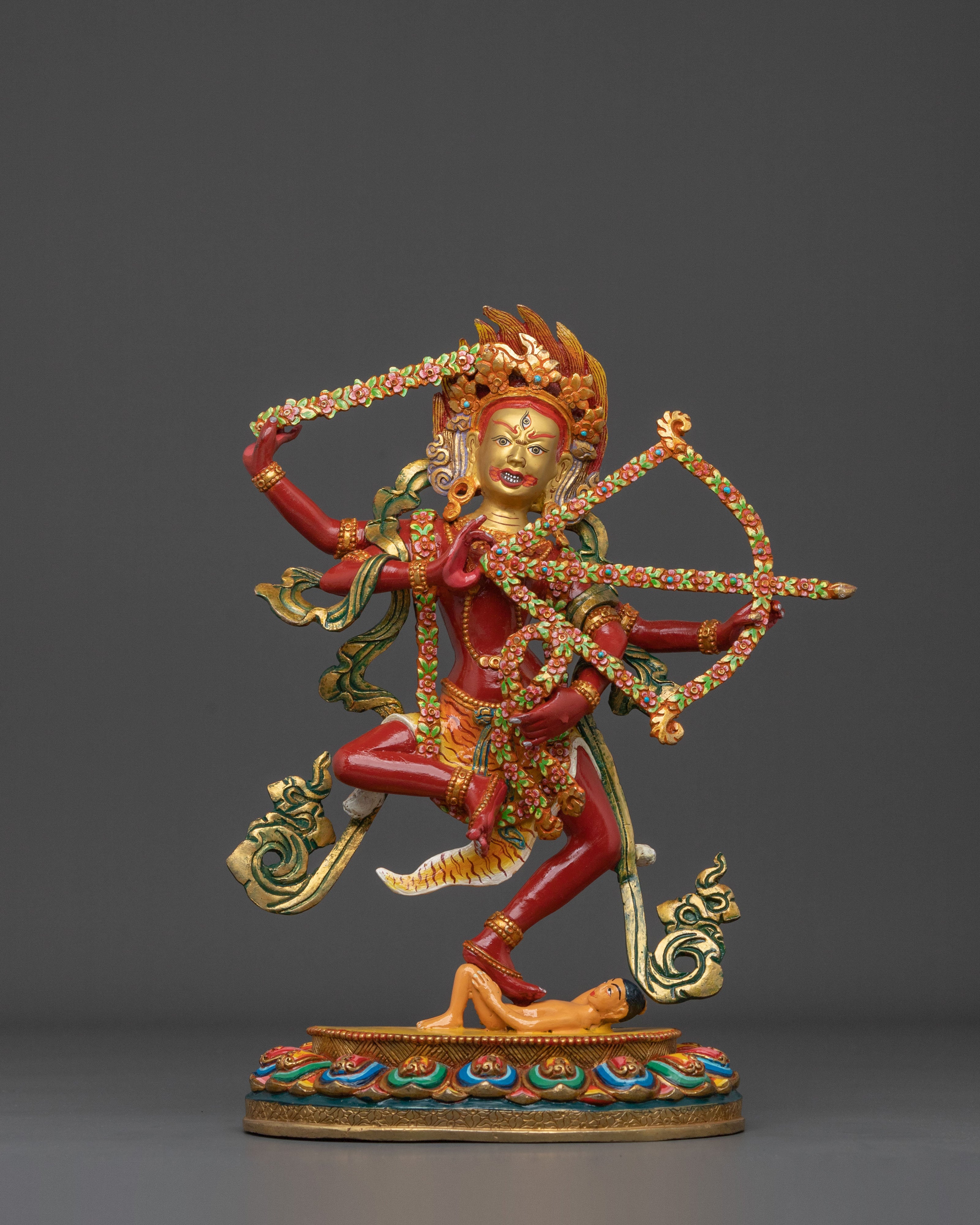 Red Tara Kurukulla Sacred Statue | Goddess of Magnetizing Power