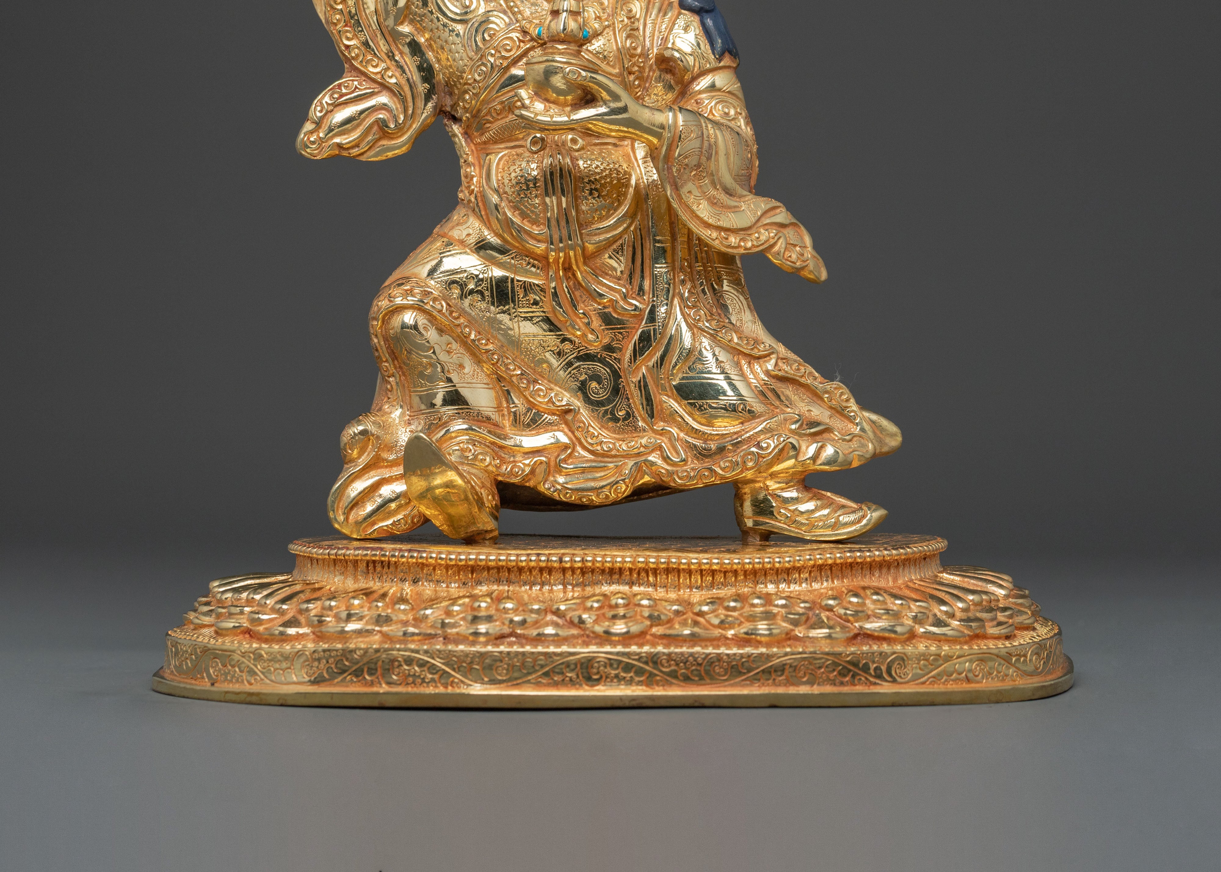 Standing Guru Rinpoche Divine Sculpture | Home Decor