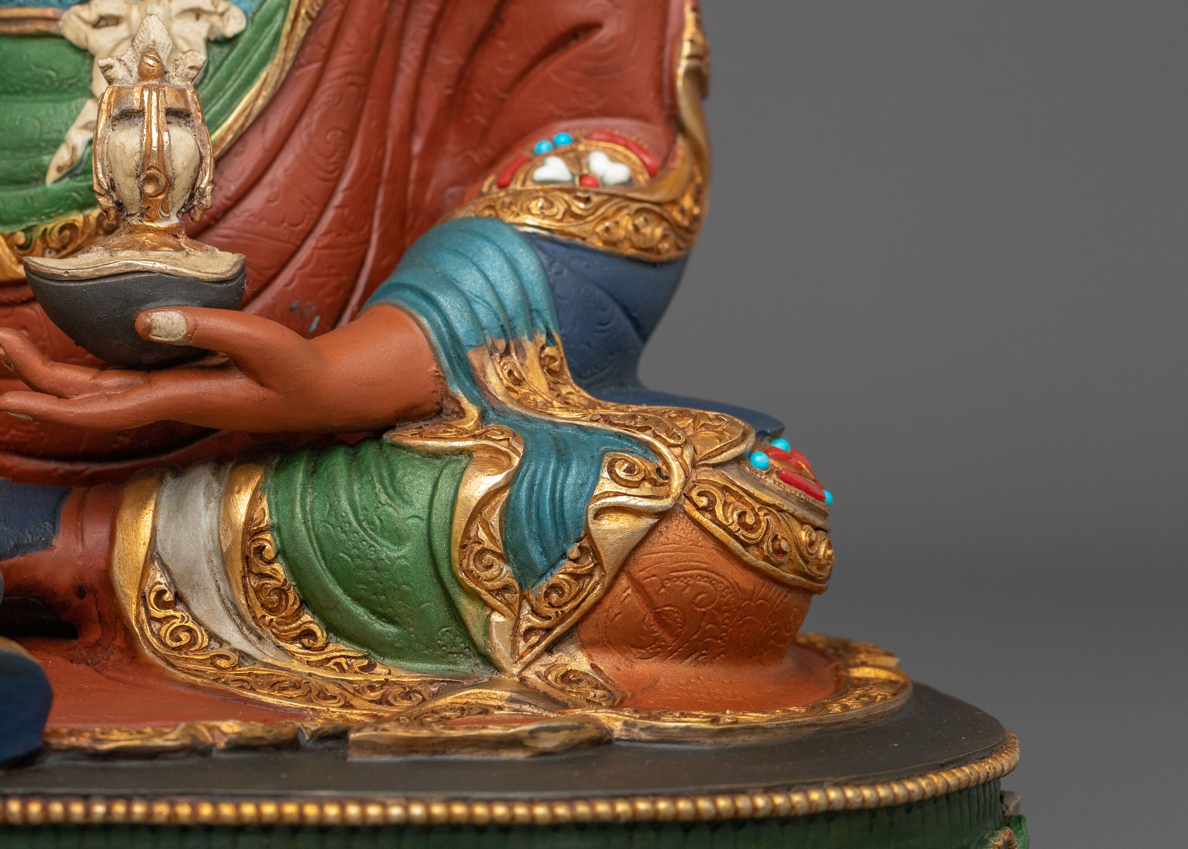 Traditional Guru Rinpoche Statue | Himalayan Artwork