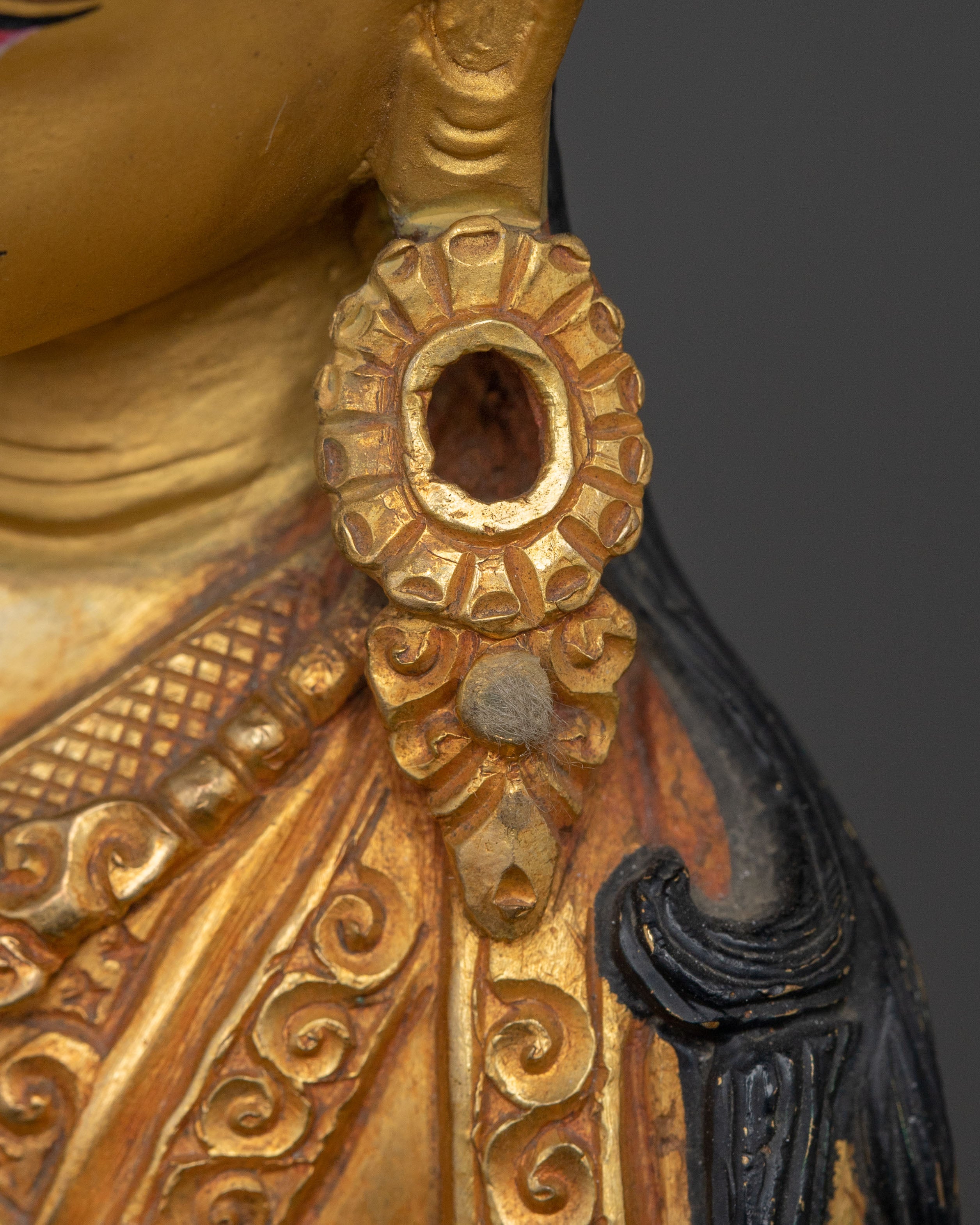 Golden Statue of Master Padmasambhava | Home Decor
