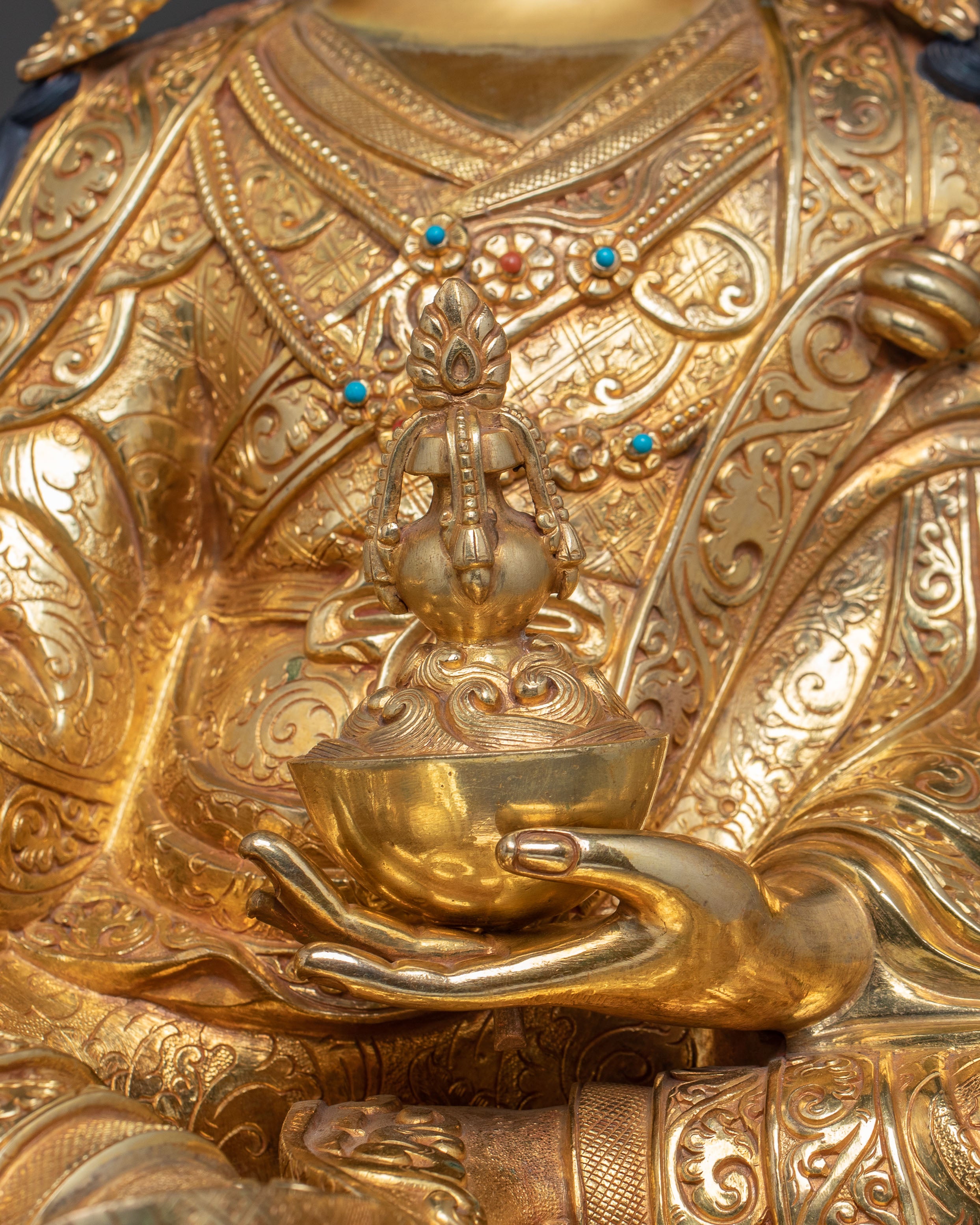 Radiant Traditional Padmasambhava Statue