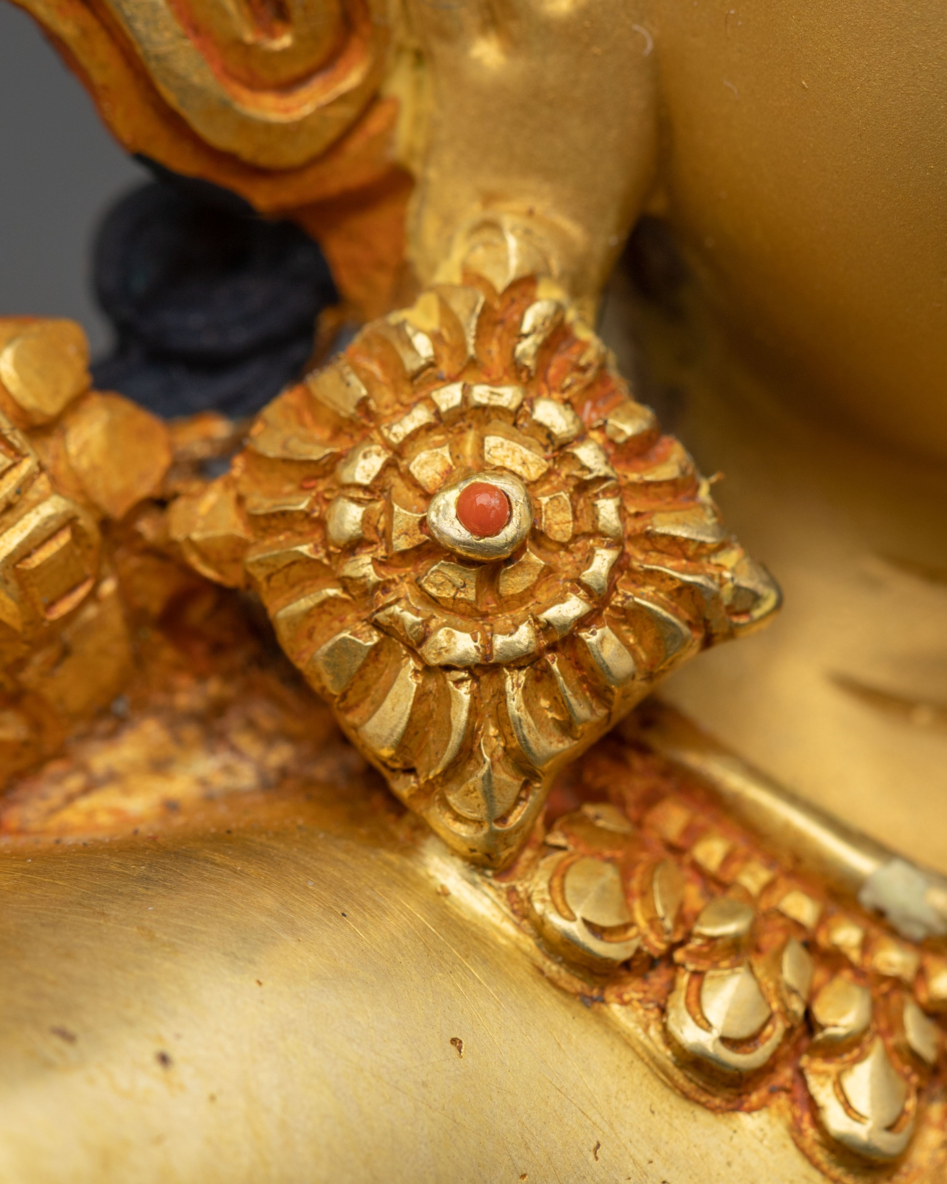 Maha Manjushri Flaming Sword Statue | Symbol of Transcendent Wisdom
