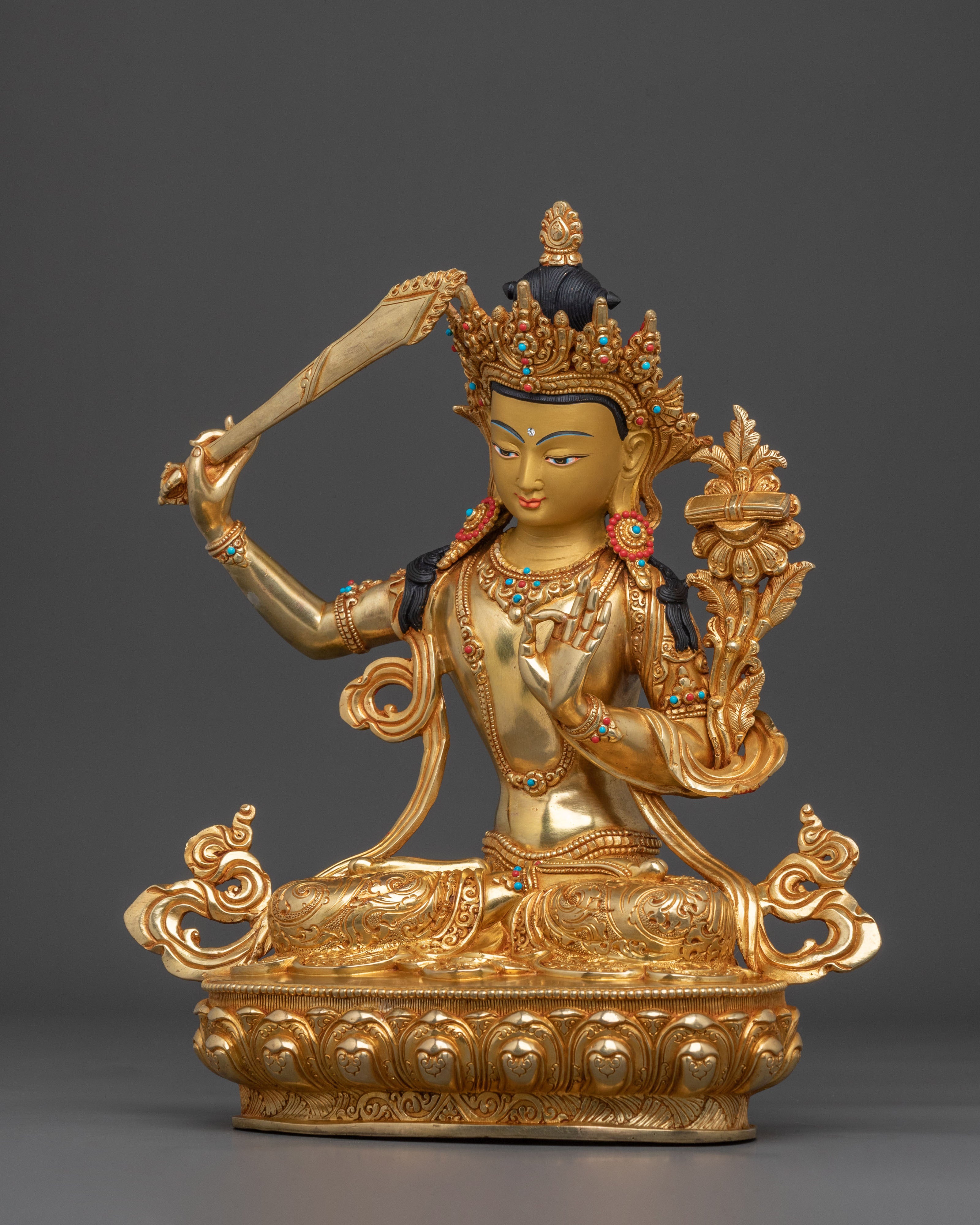 Manjushri Figurine | Symbol of Wisdom
