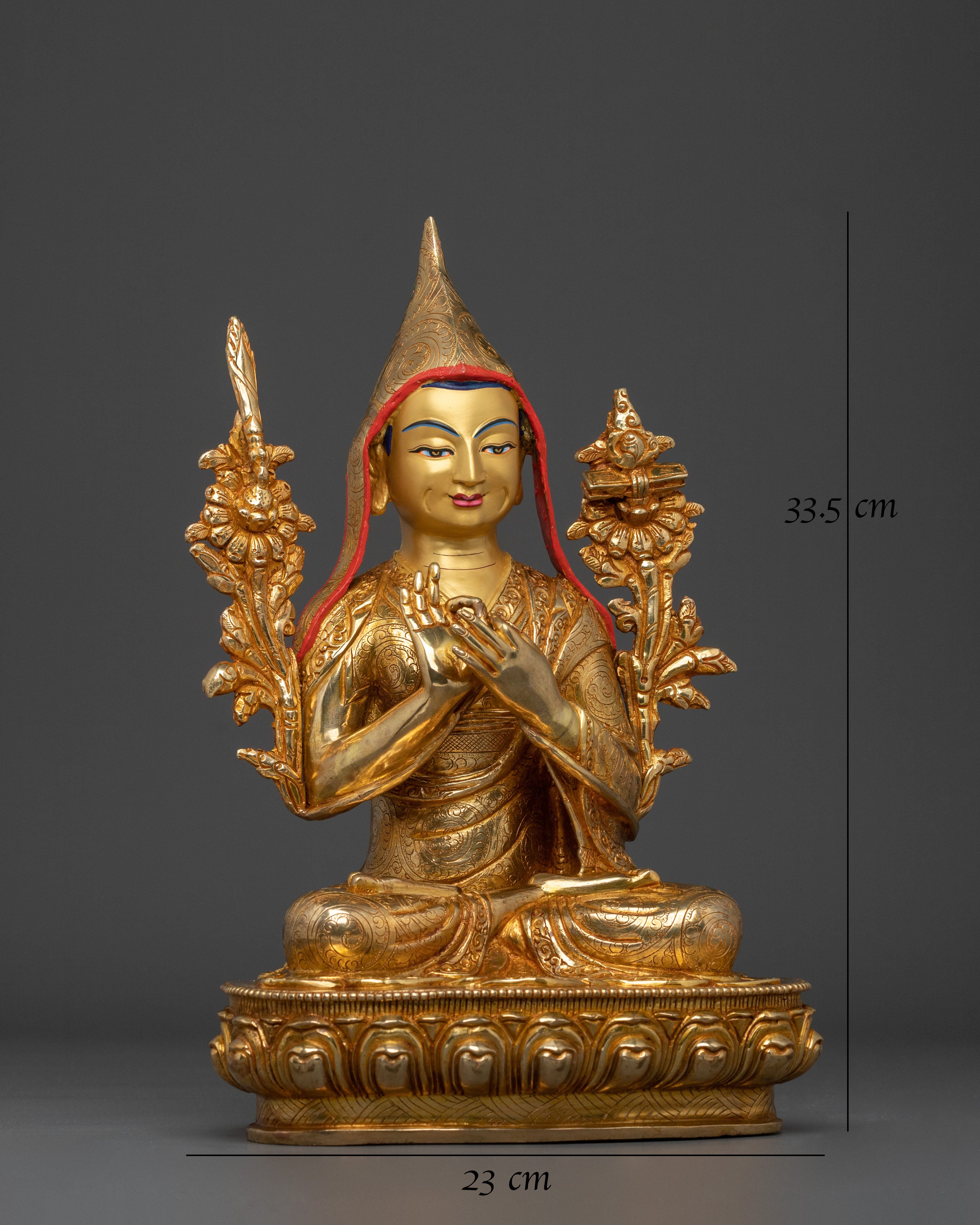 Tsongkhapa Buddhist Handcrafted Statue