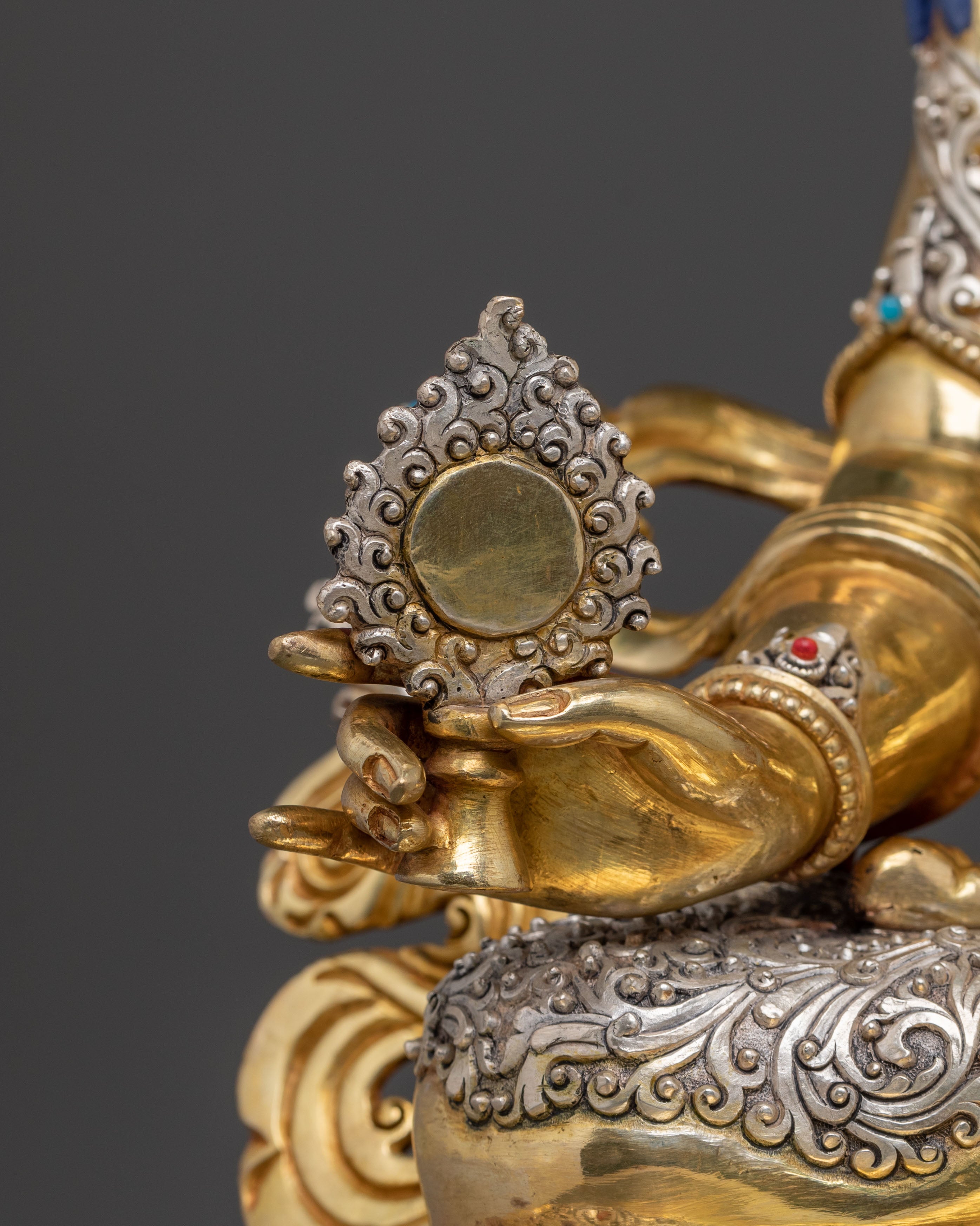 Goddess Dukkar Statue | White Umbrella Goddess of Protection