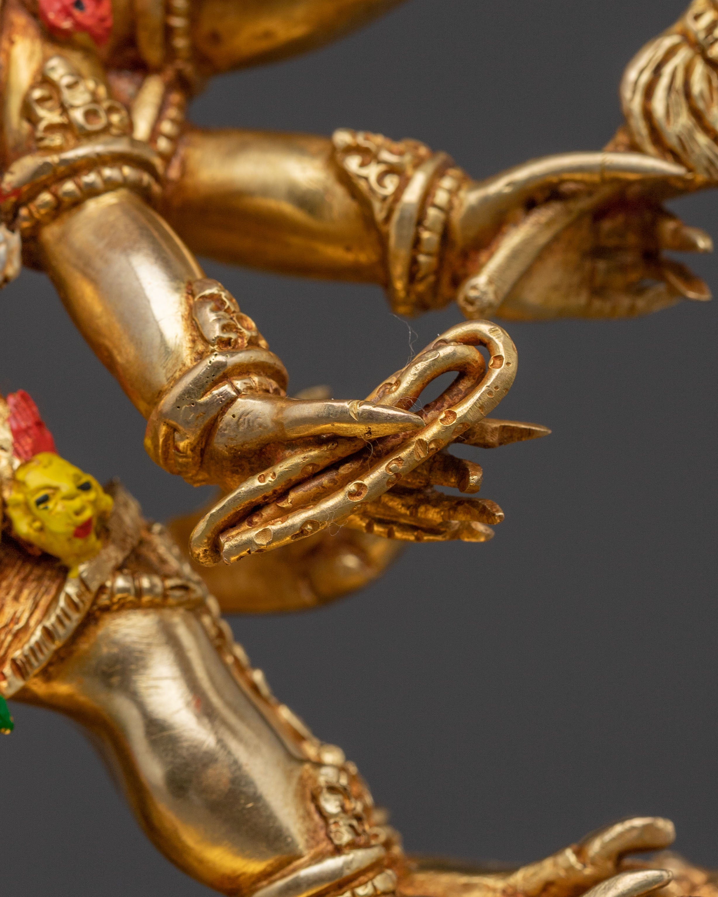 Tantric Statue of Hayagriva - Golden Reverence