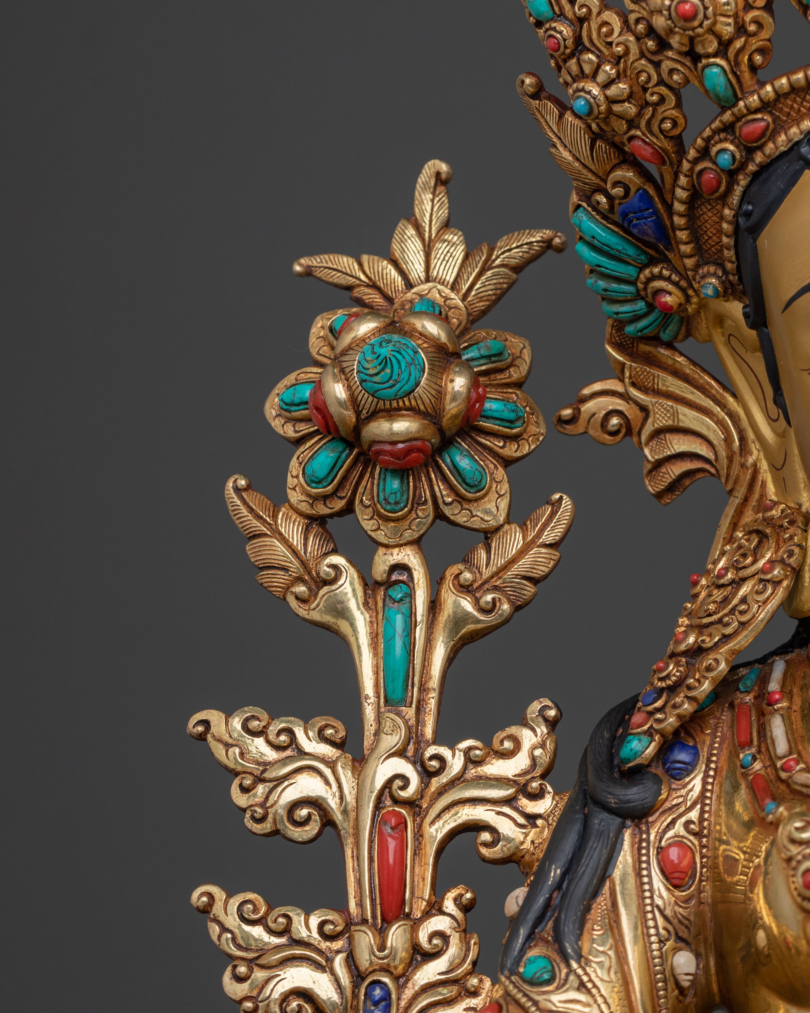 Green Tara Sculpture | Goddess of Protection