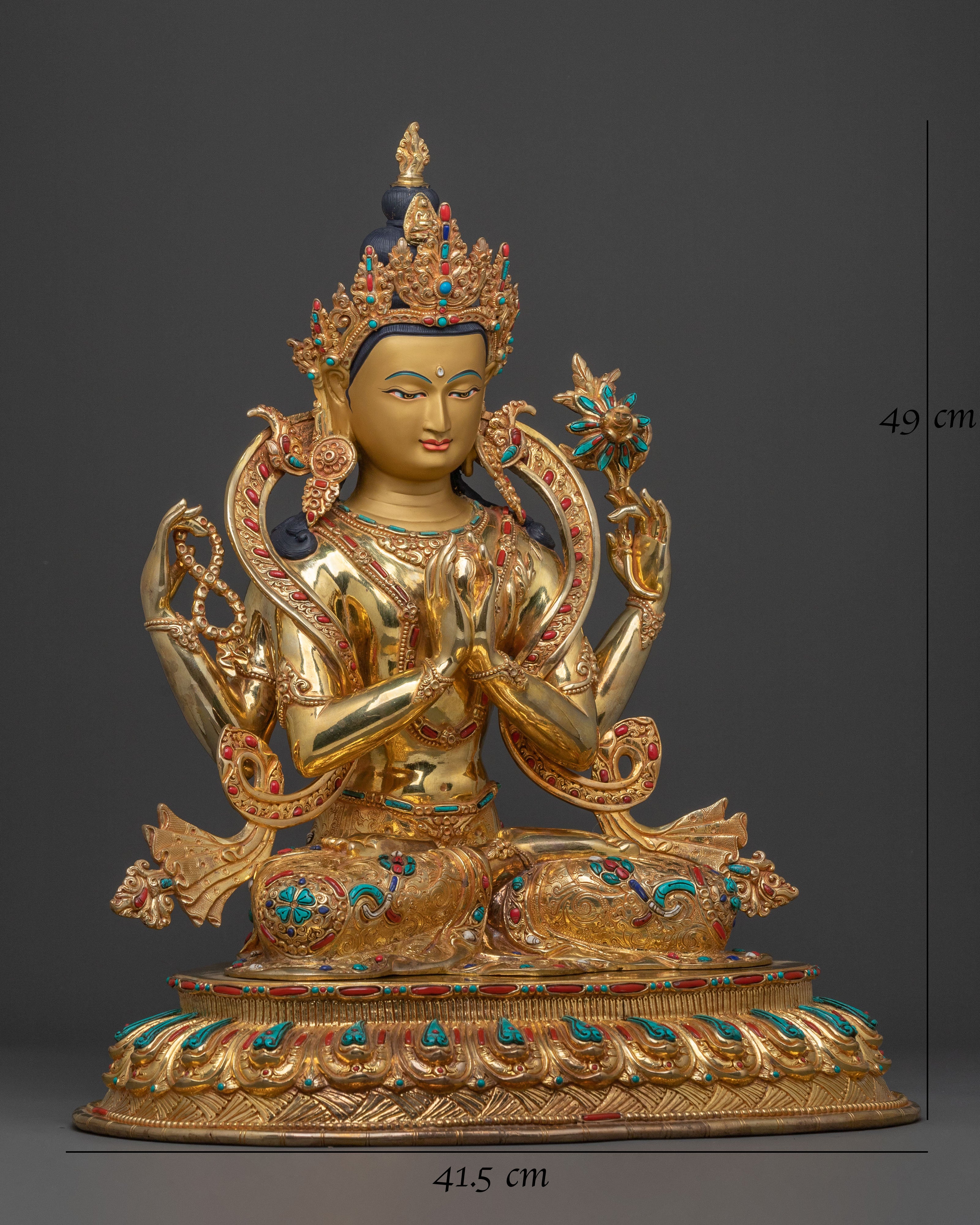Chenrezig Figure | Sacred Symbol of Infinite Compassion