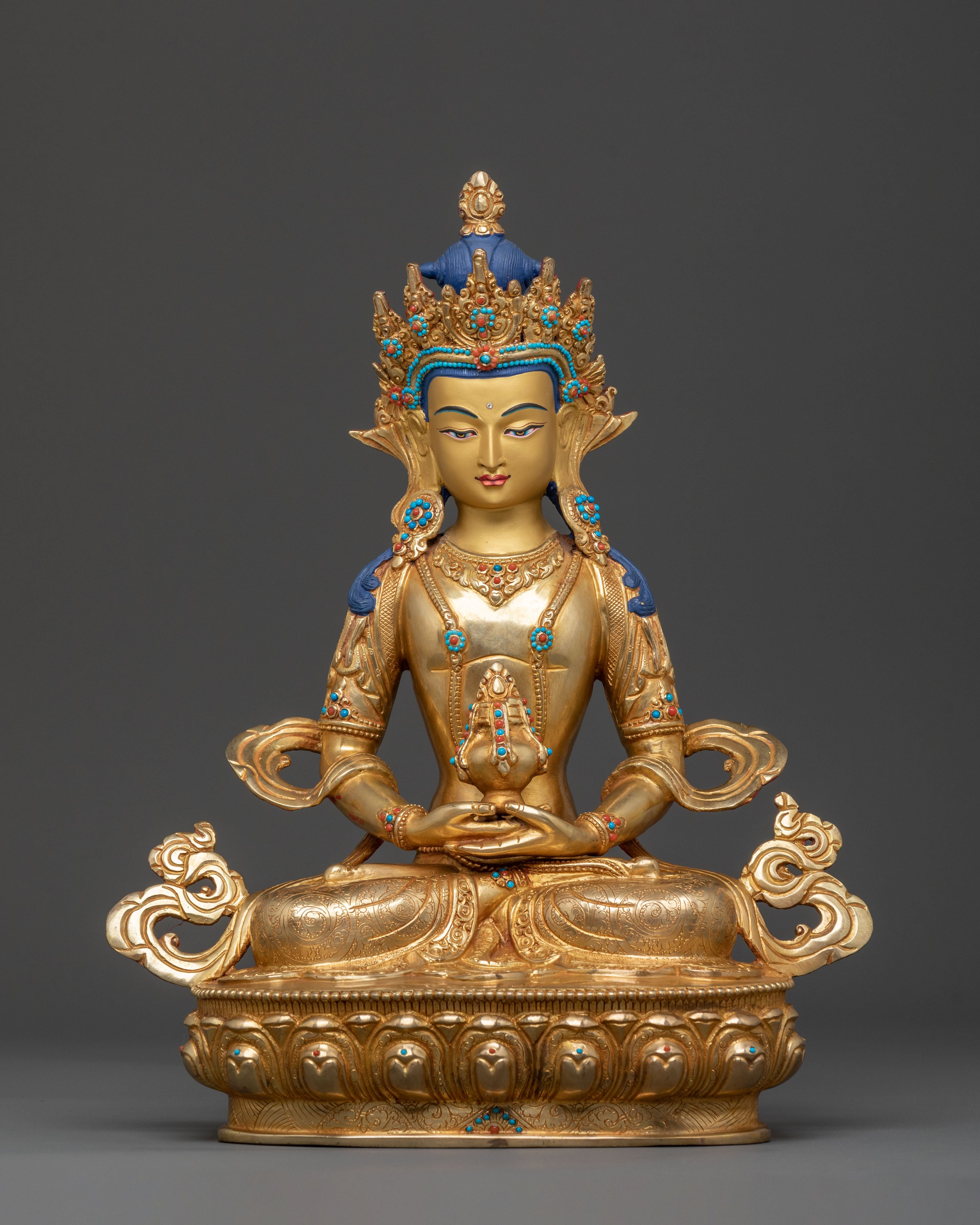 Amitayus Immortal Wisdom Statue | Spiritual Altar Decor
