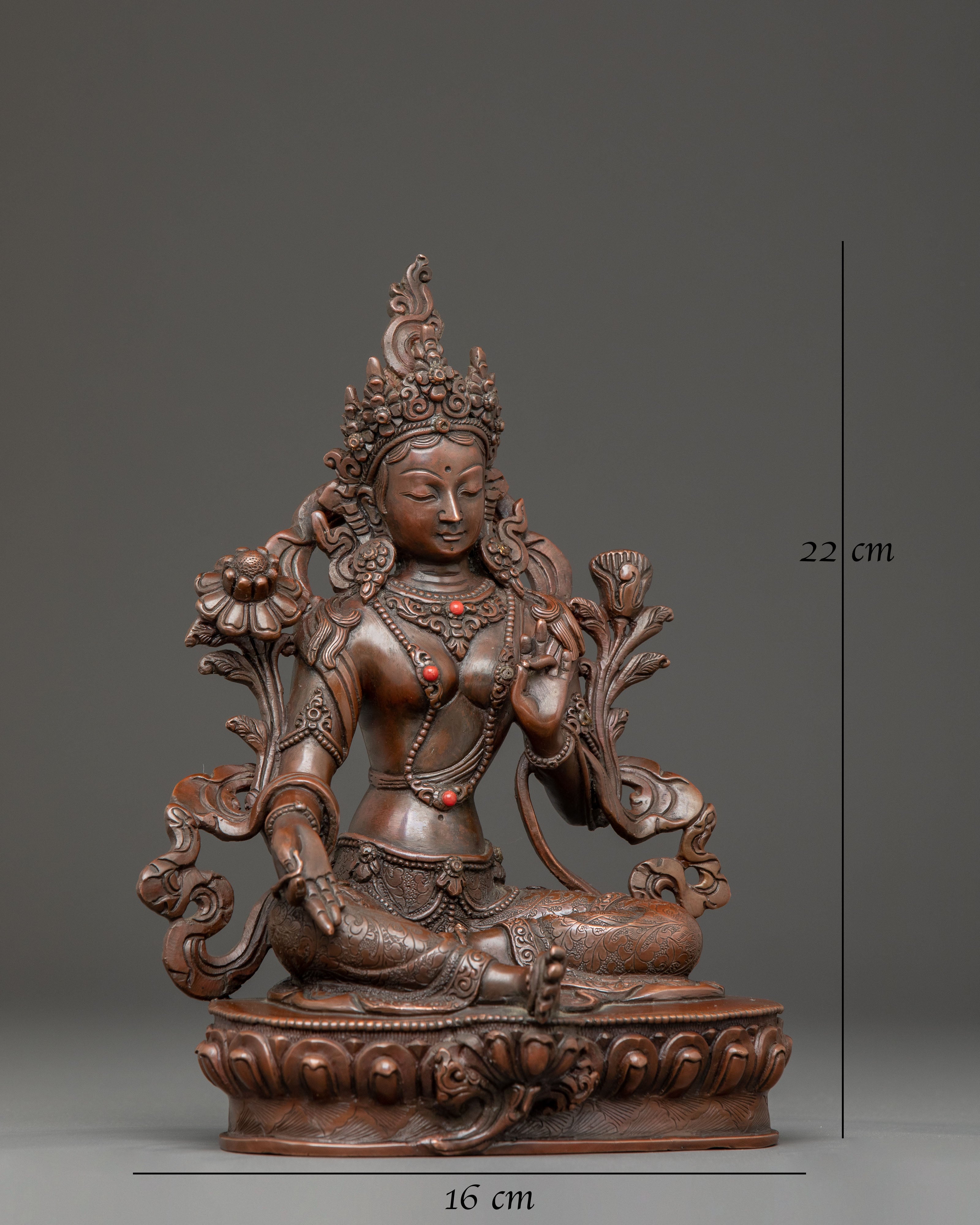 Shyama Tara Copper Statue | Mother of Liberation