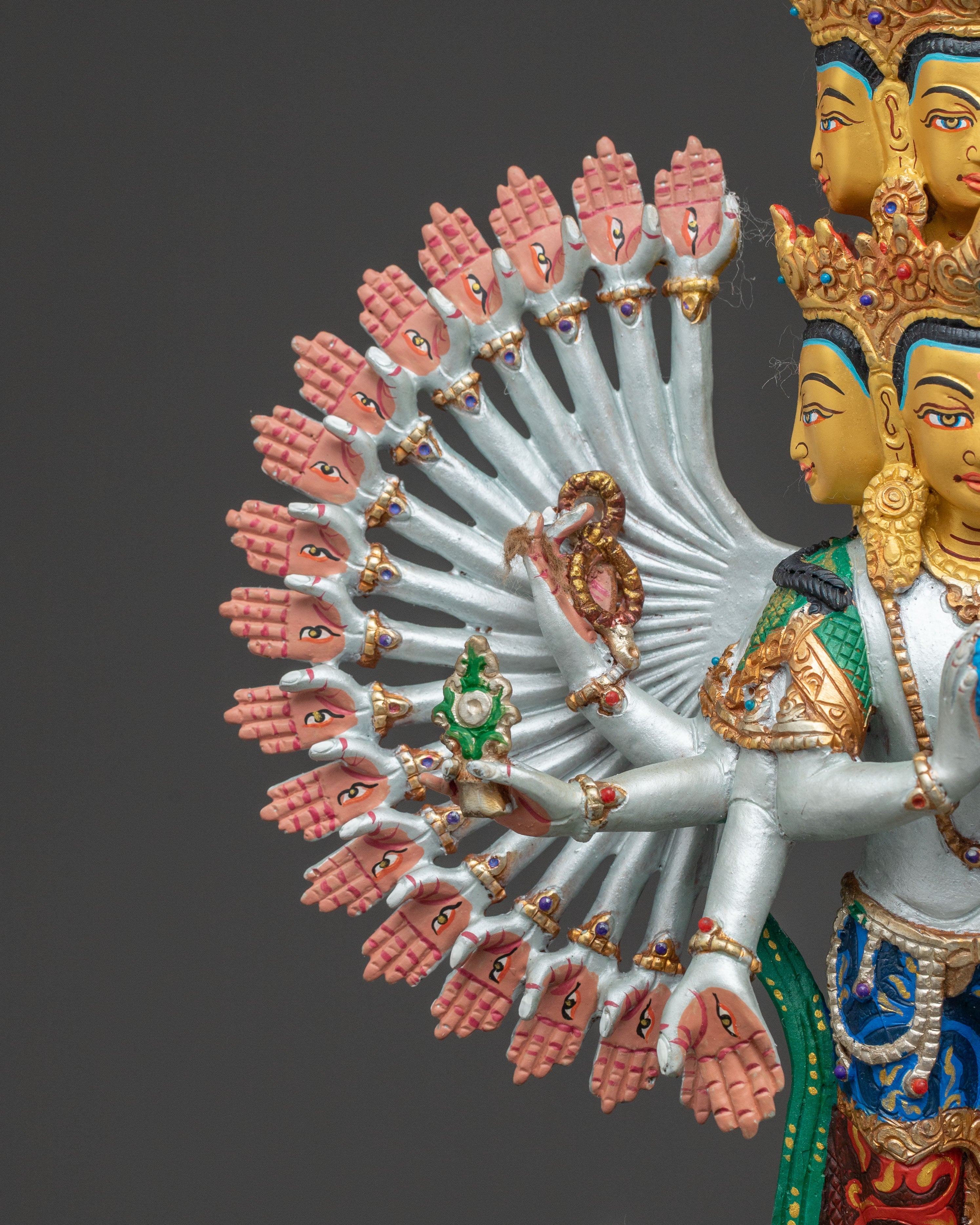 Statue of 1000 Armed Chenrezig | Handcrafted Figure