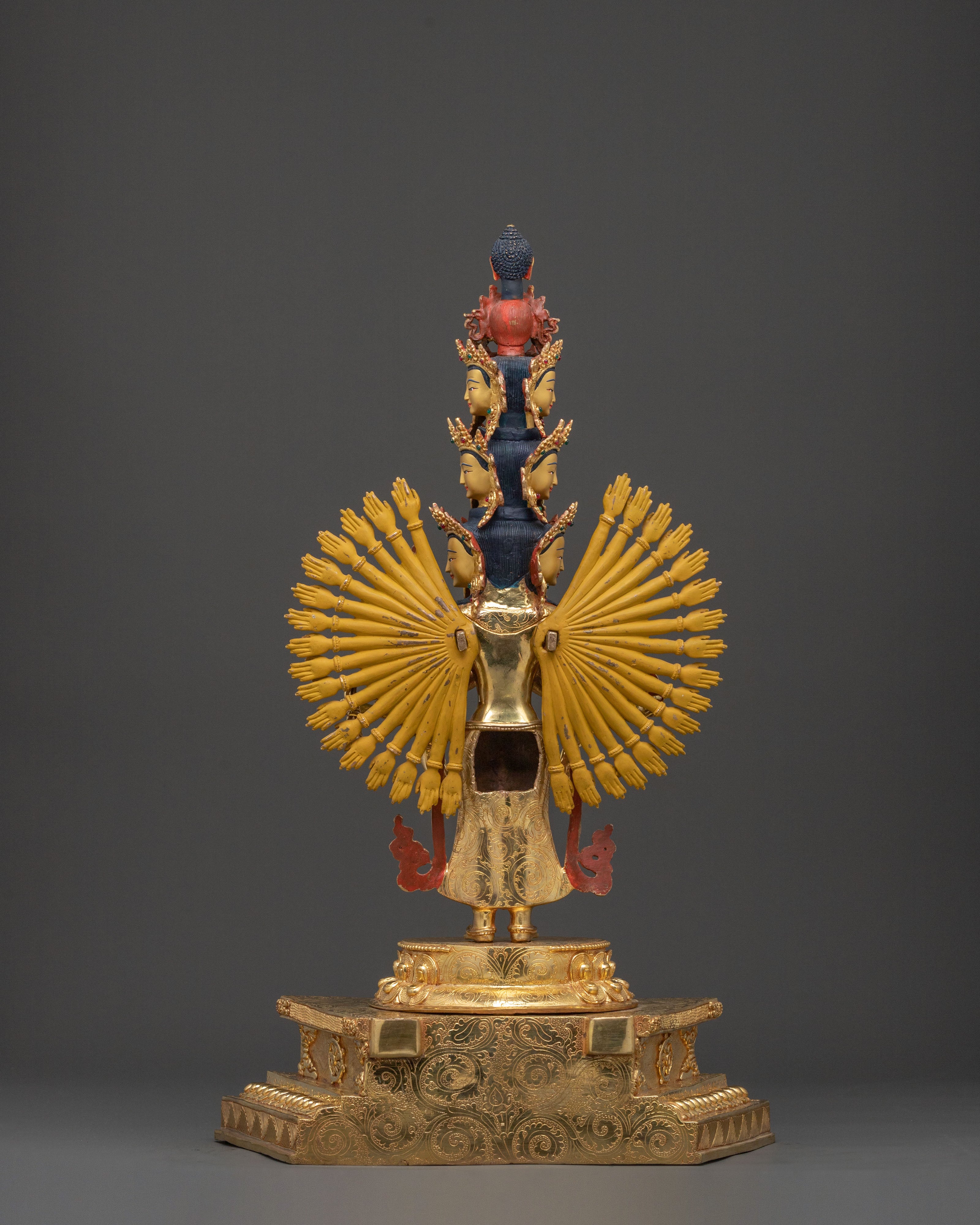 1000 Armed Chenrezig Statue | Made in Nepal