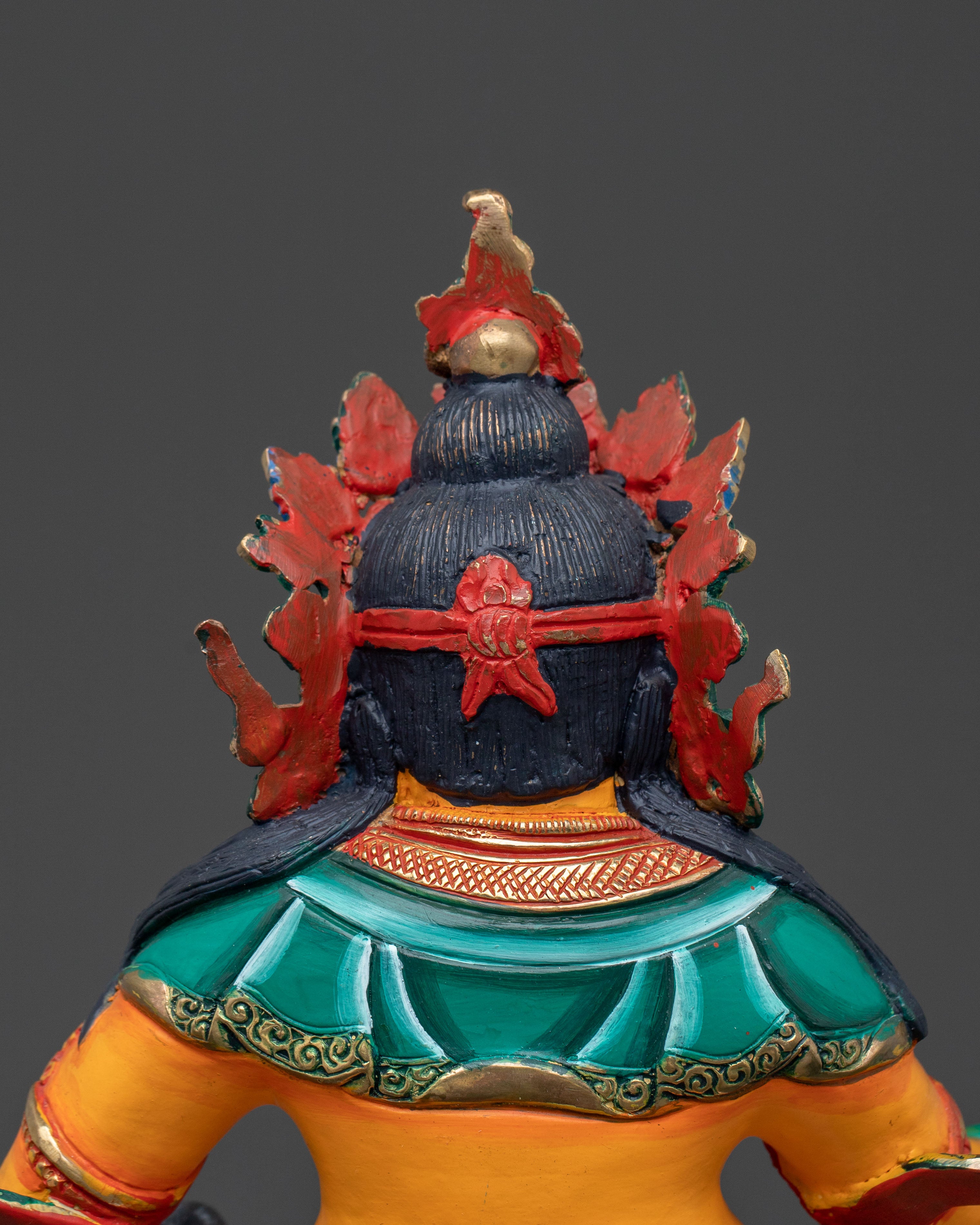 Wealth Deity Dzambhala Idol | Tibetan Buddhist Prosperity Statue