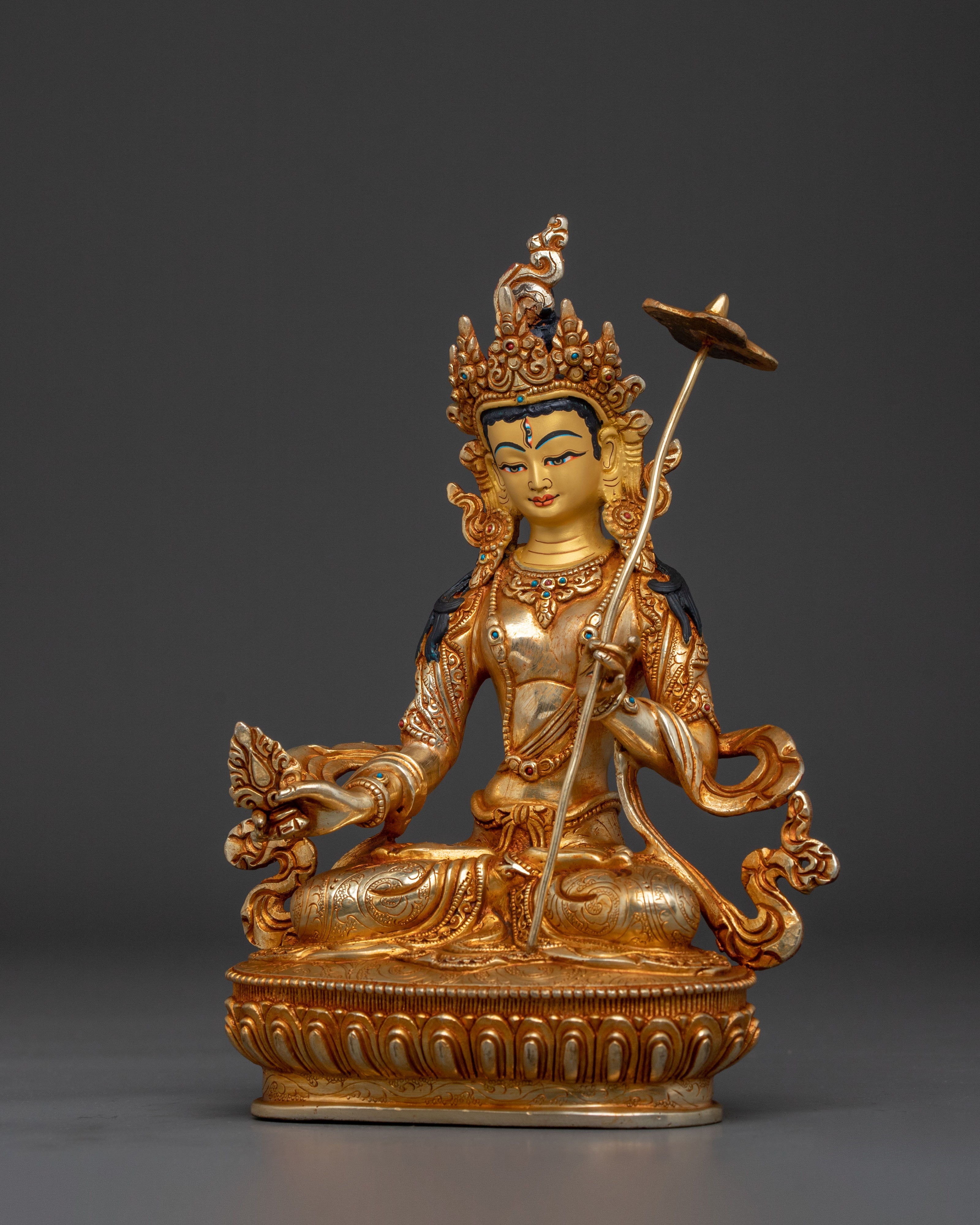 Dukar Statue | 24K Gold Gilded Buddhist Goddess