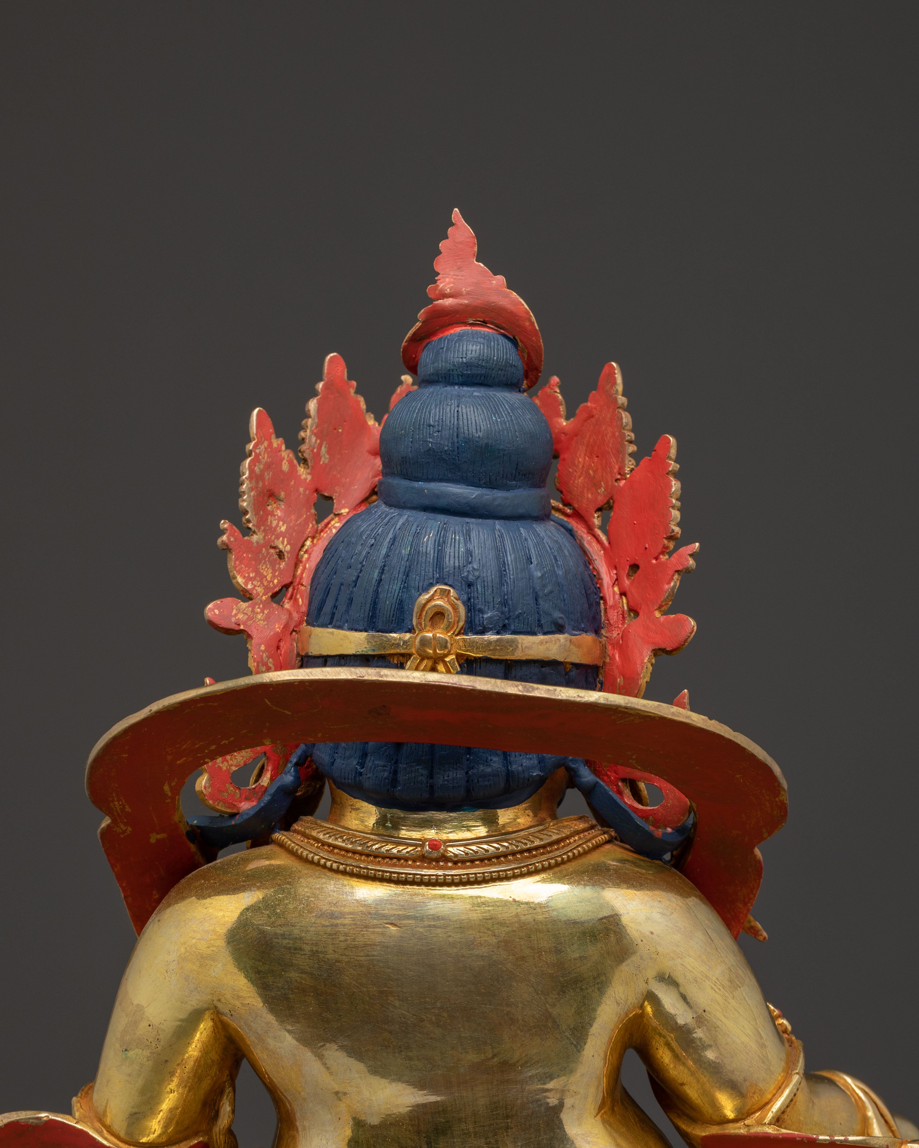 Golden Dzambhala Wealth Deity Statue | Fortune Blessing Sculpture