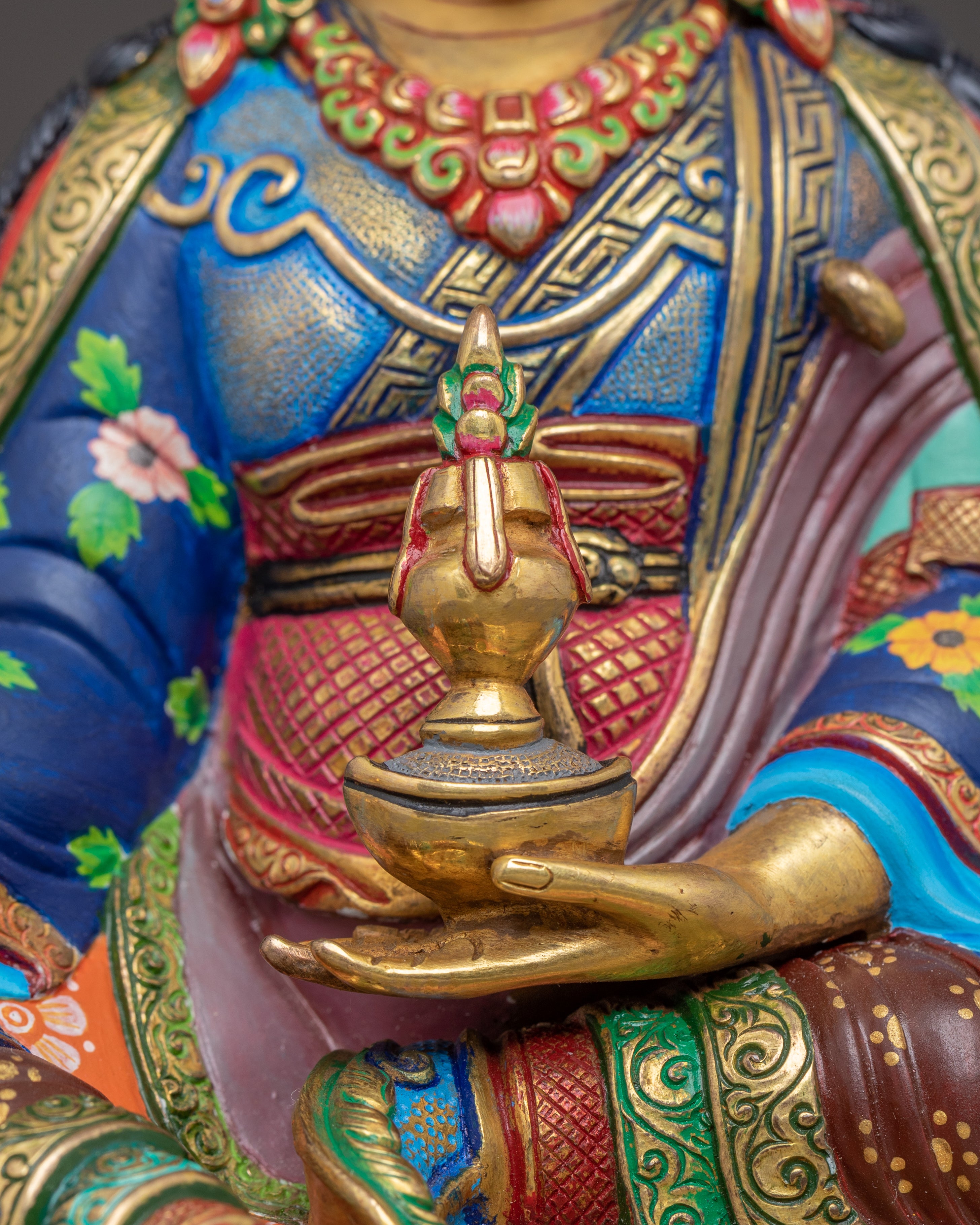 Guru Rinpoche Statue: Tibetan Master Padmasambhava | Vajrayana Teacher