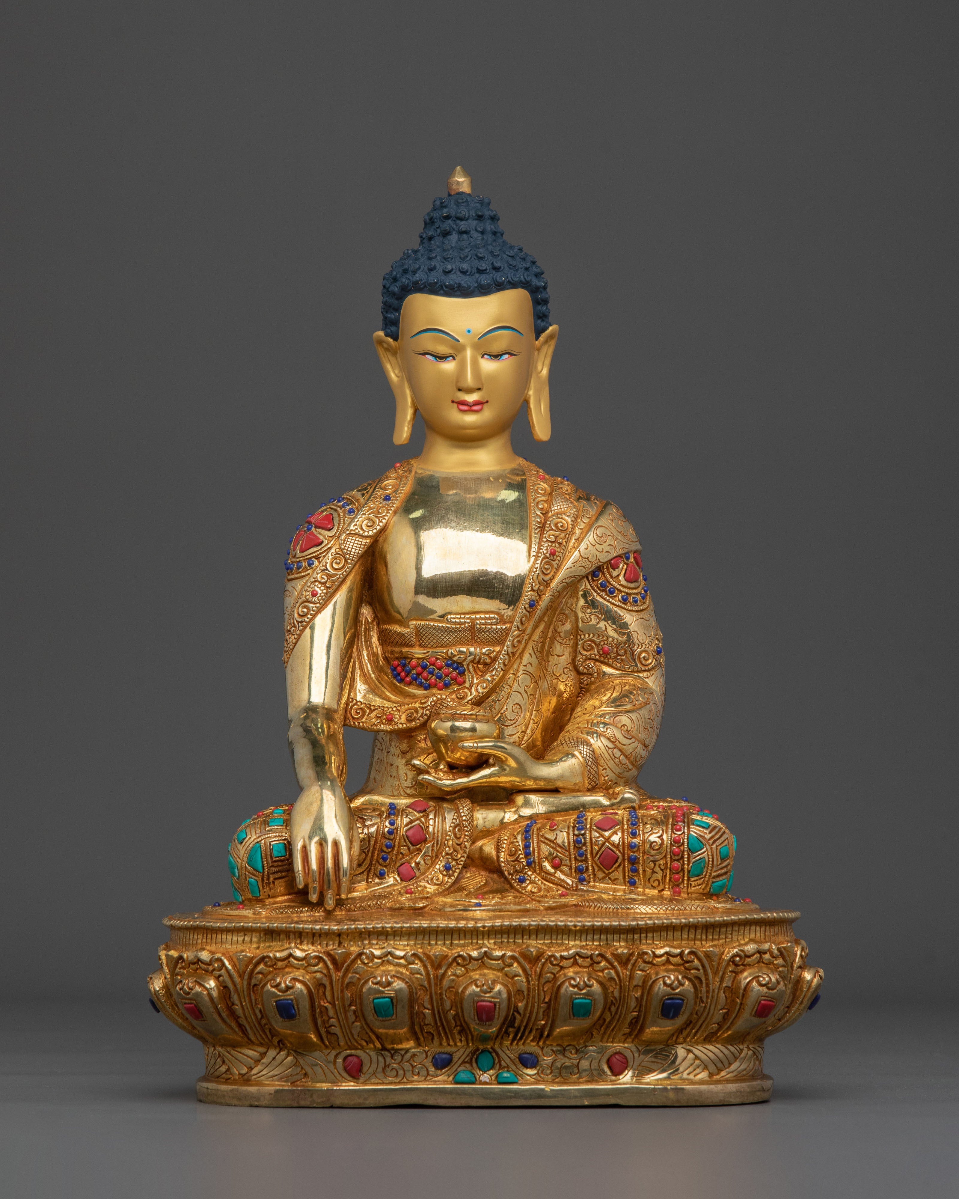 Divine Three Buddha Statue Set | Handcrafted Nepal Artistry