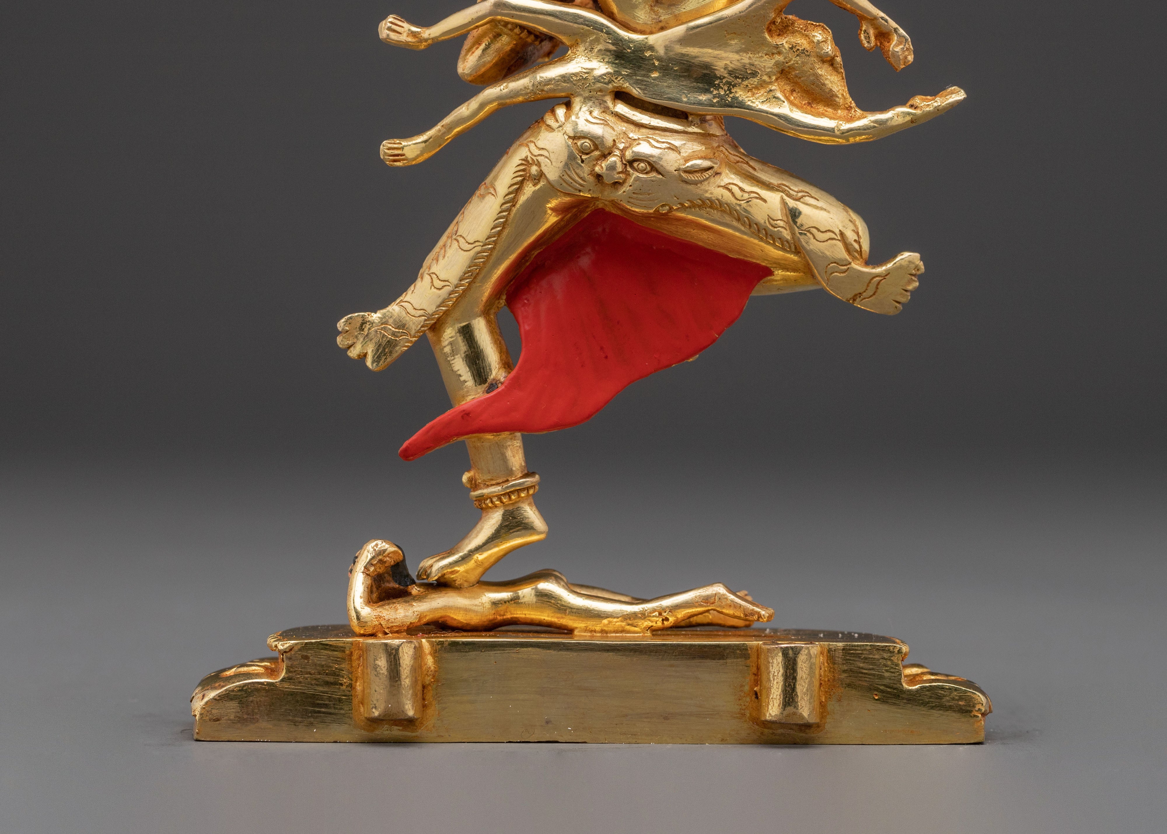 Dorje Phagmo Wrathful Dakini Statue – Gilded Copper Art