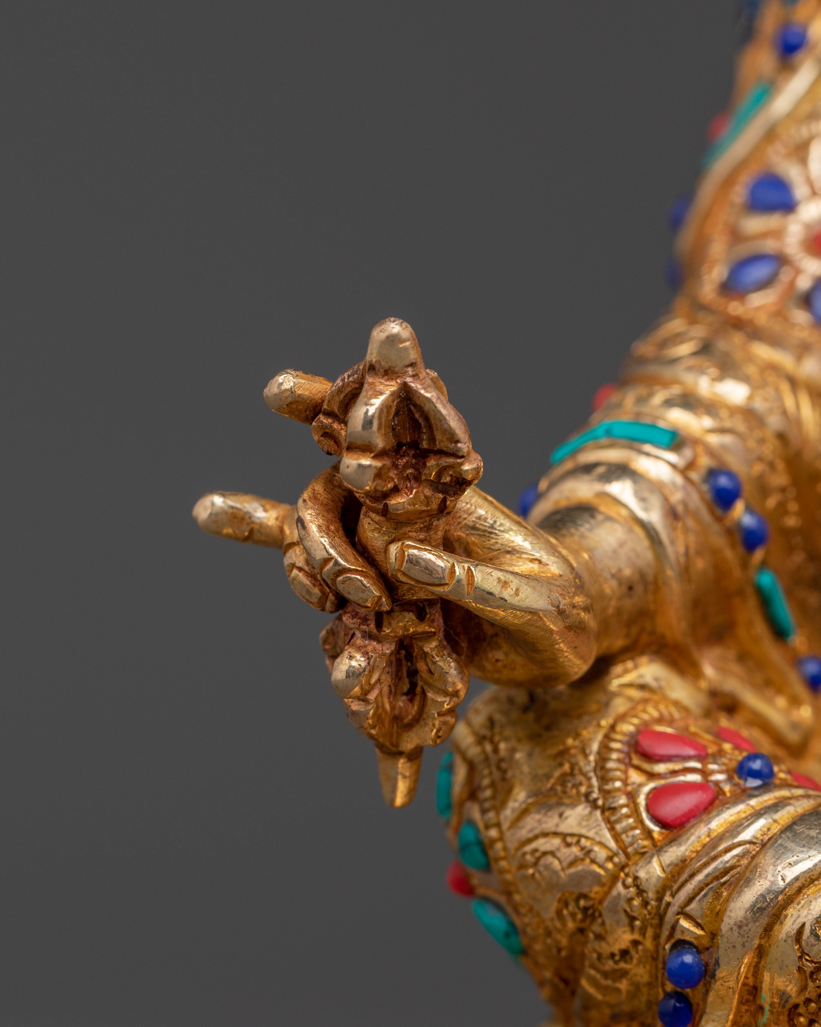 Handcrafted Guru Rinpoche Statue | Lotus Born Master