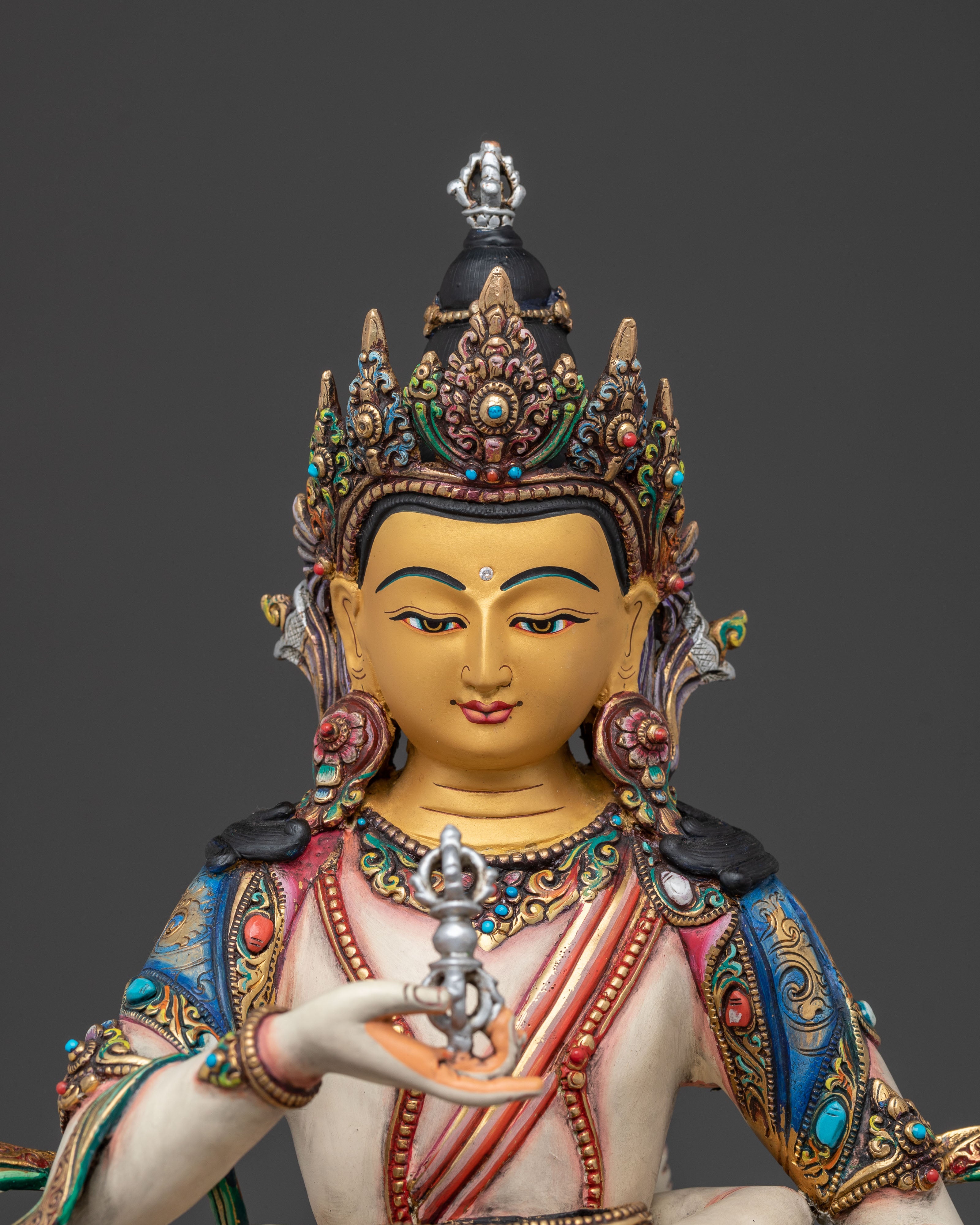 Vajrasattva Statue with Vajragarvi | Sacred Union