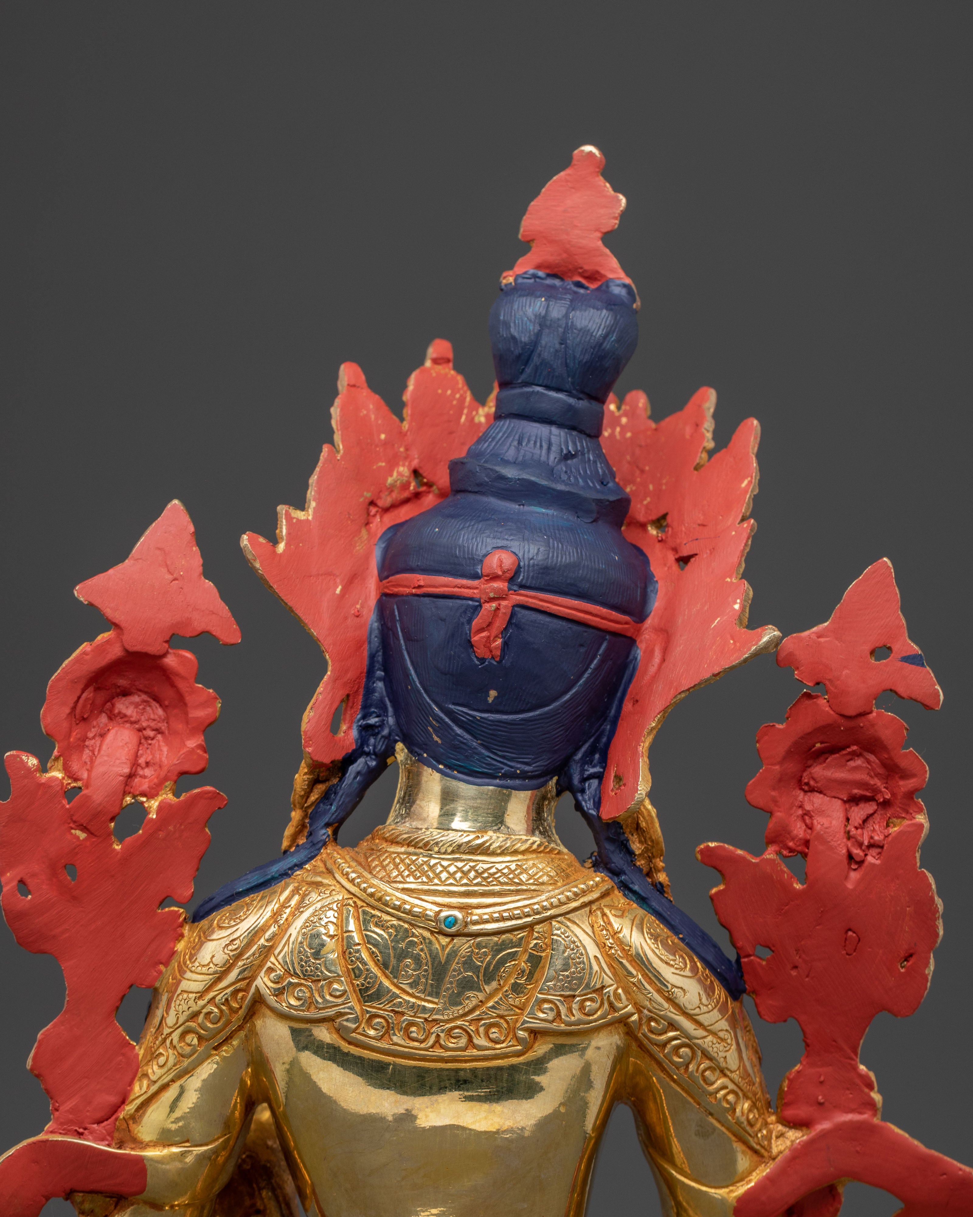 Goddess White Tara Traditional Statue for Altar Decor