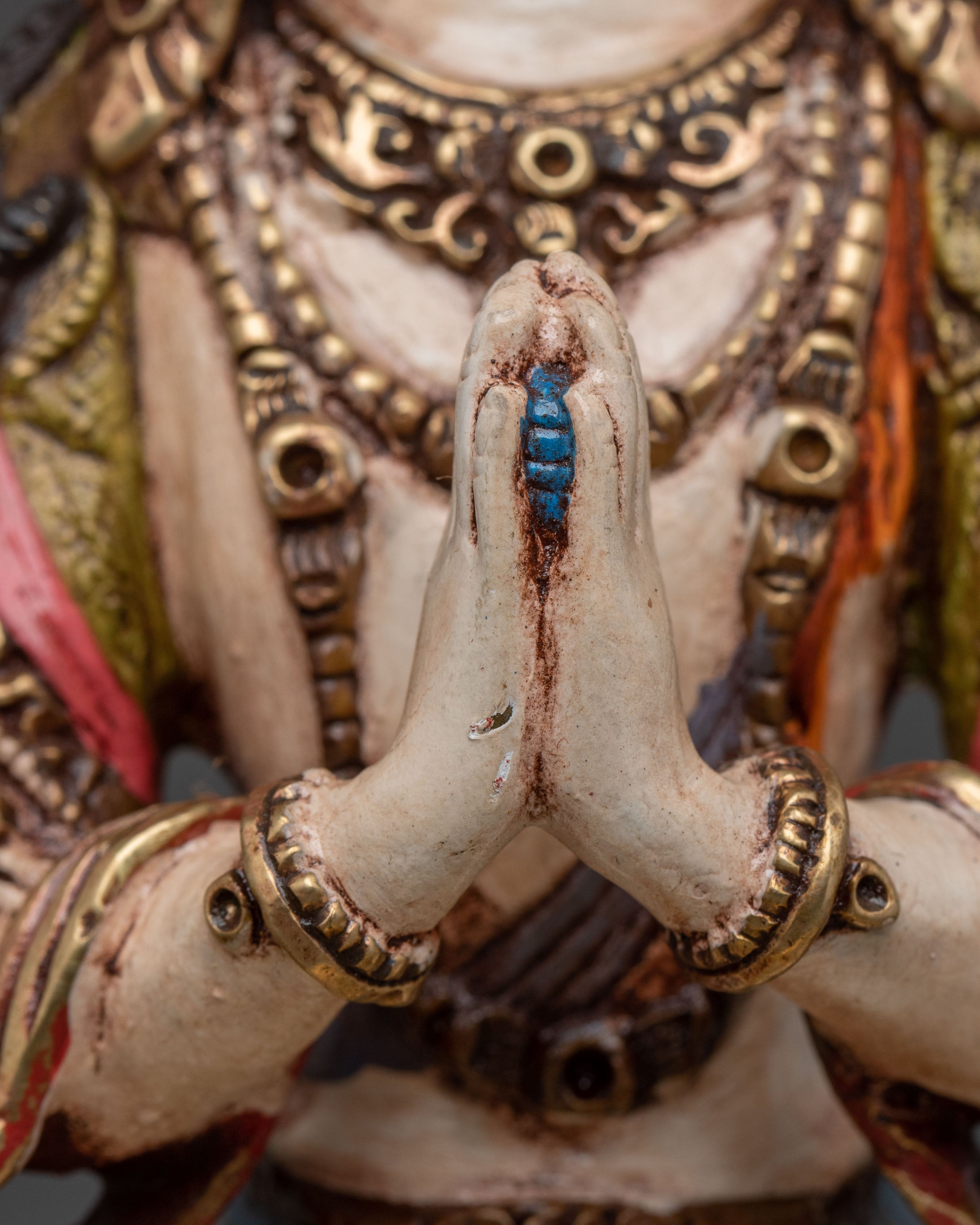 Serene Spiritual Figurine of Chenrezig | Bodhisattva of Compassion