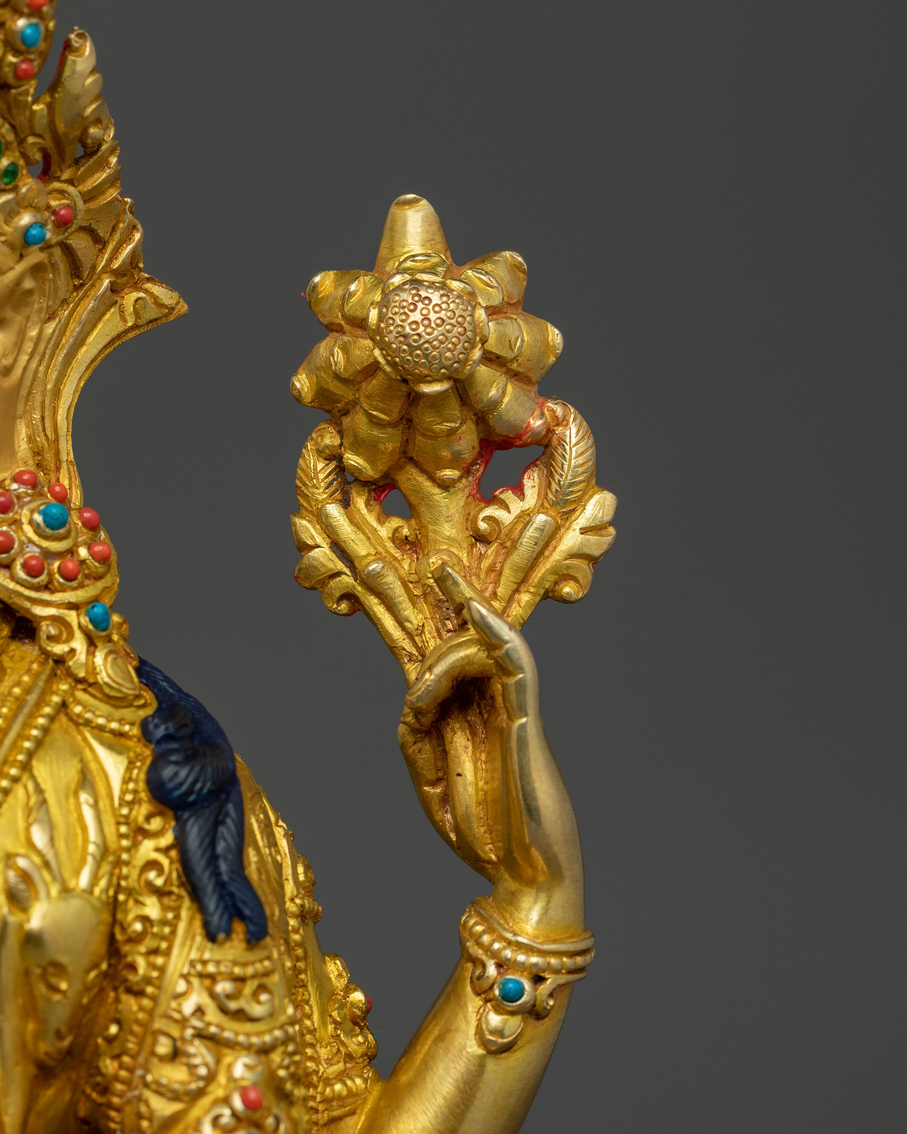 Chengrezig Avalokitesvara Buddhist Statue | Made in Nepal
