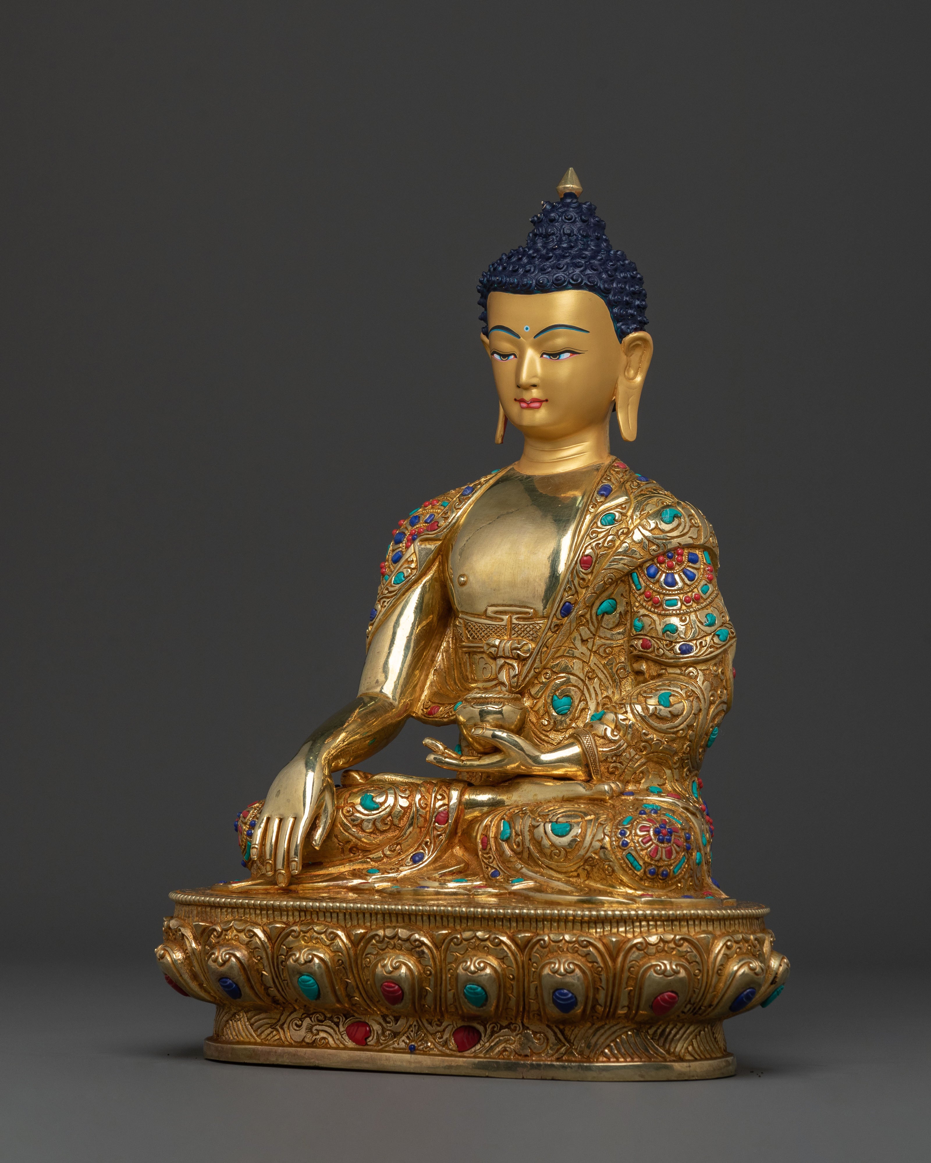 Handcrafted Shakyamuni Buddha Statue | Symbol of Enlightenment and Peace