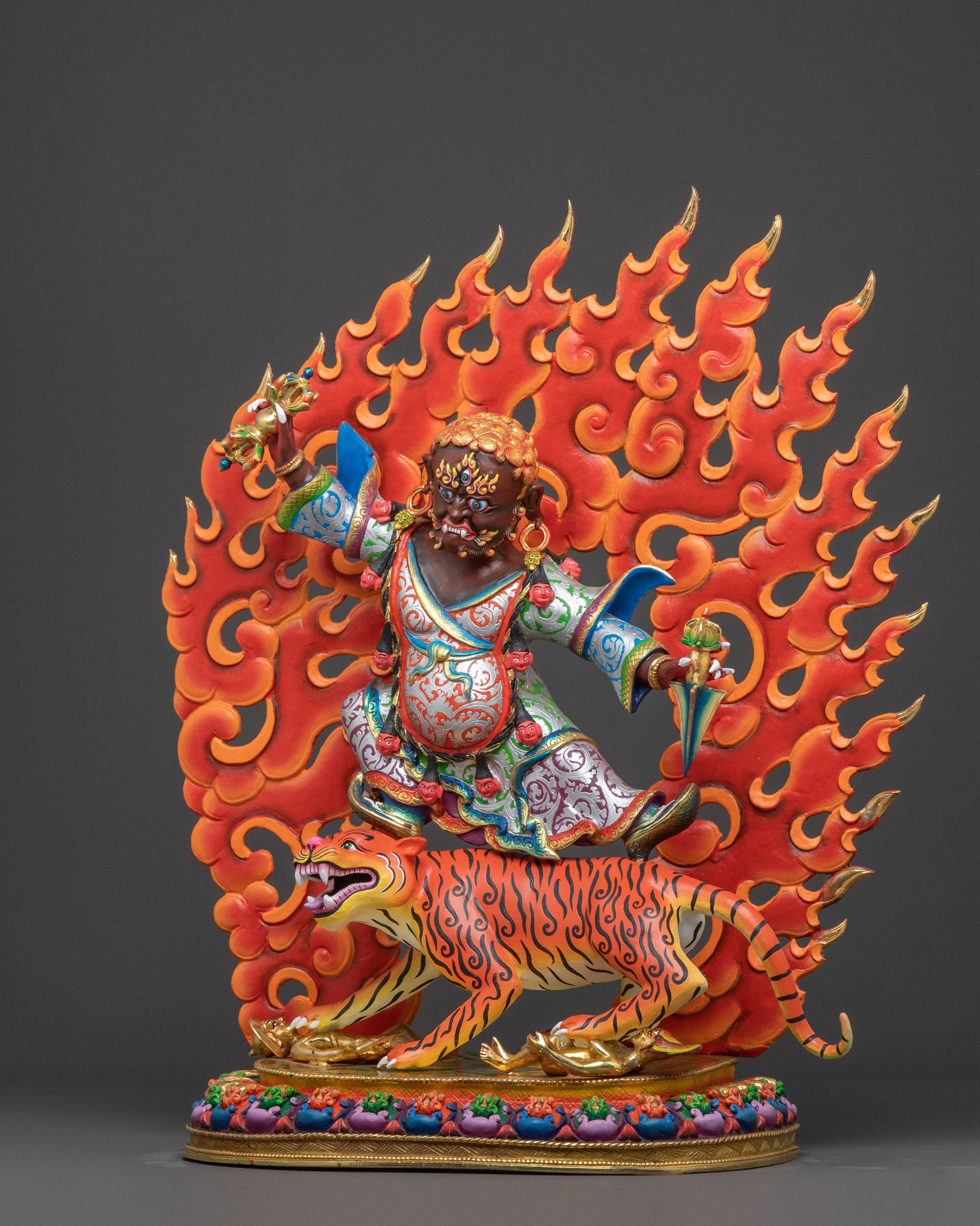Dorje Drollo Tantric Protector Sculpture for Altar