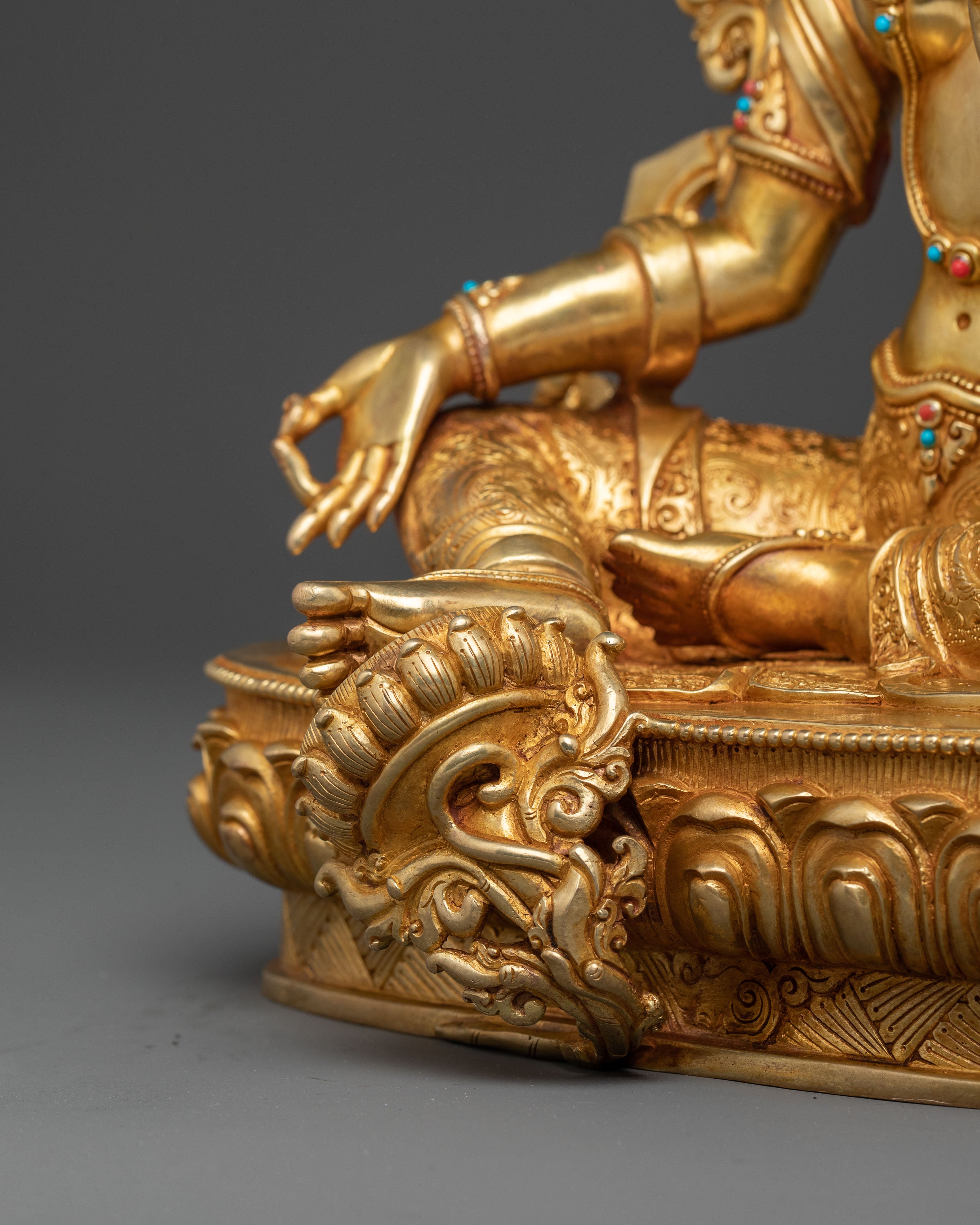 Green Tara Mother Figure: Buddhist Statue