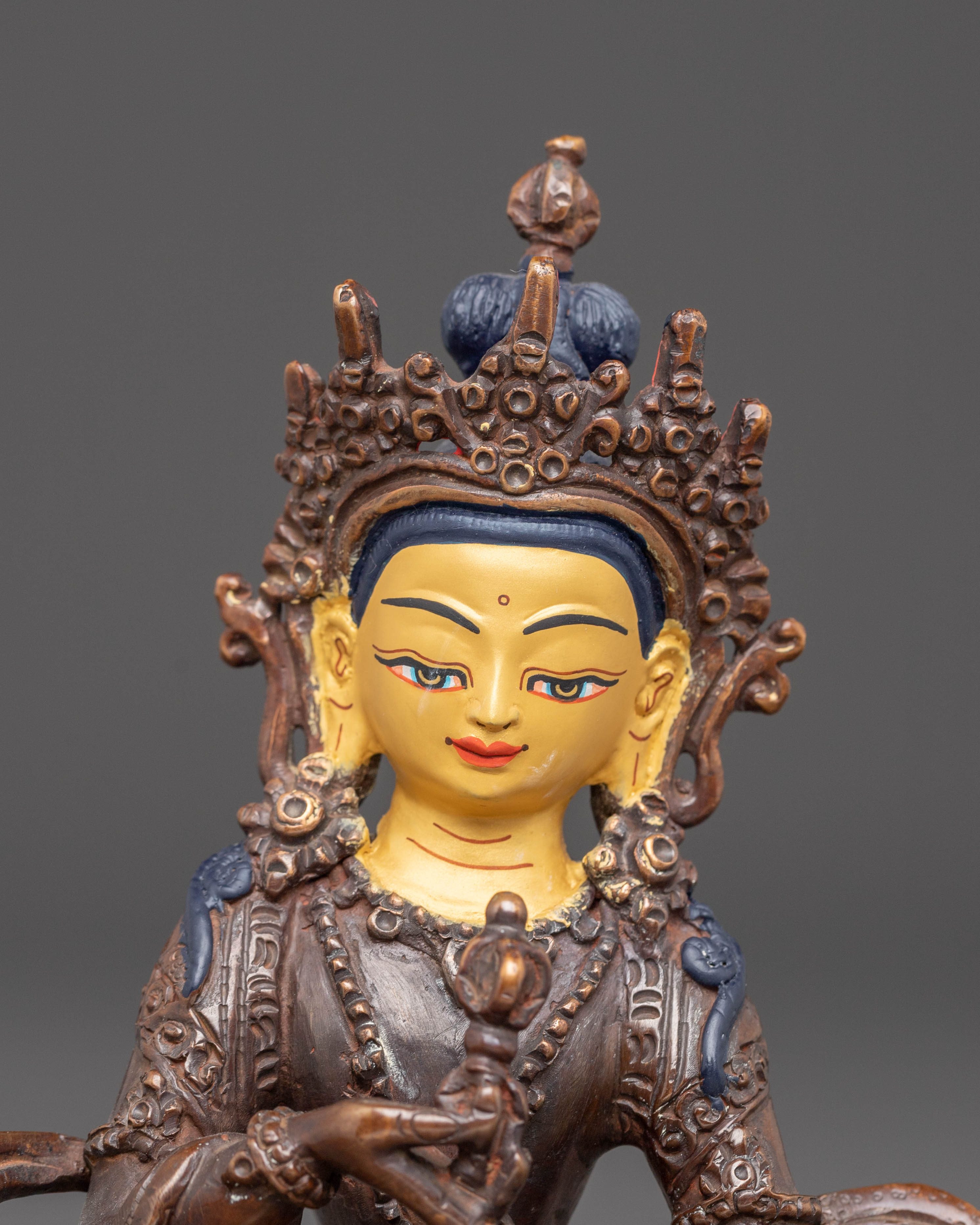Handcrafted Vajrasattva Golden Statue | Purification Deity