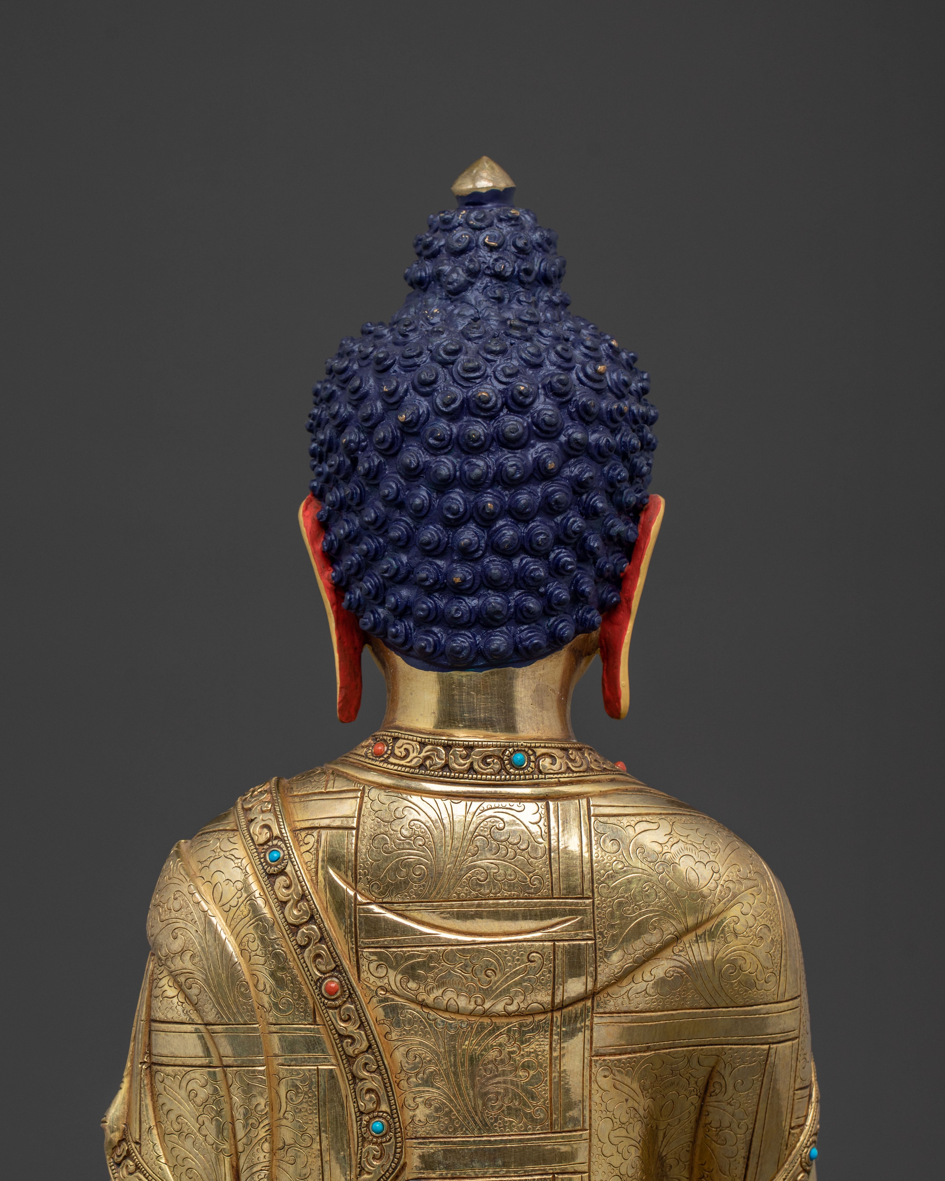 Handmade Shakyamuni Buddha Himalayan Statue