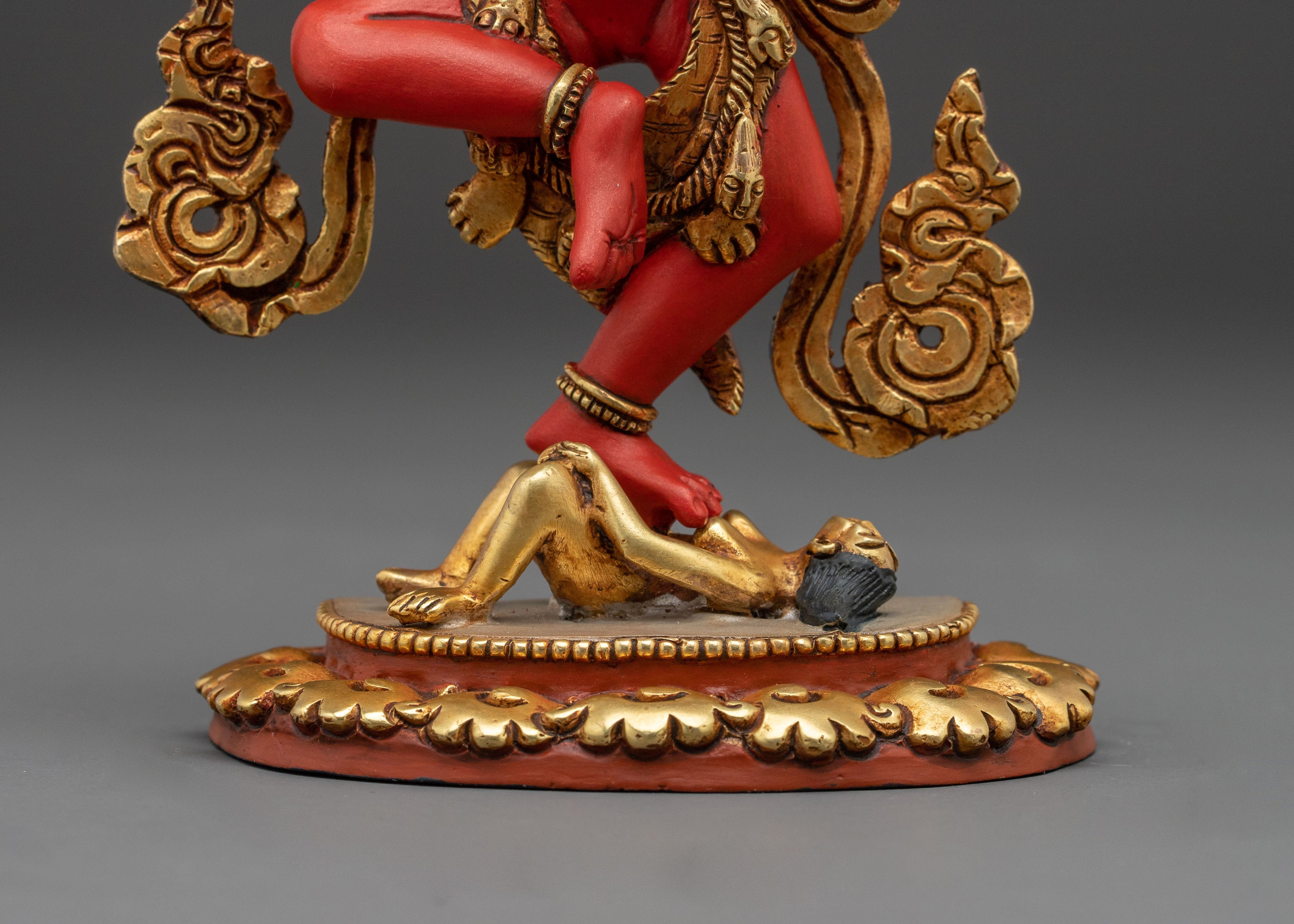 Handcrafted Droje Phagmo Statue – Gilded Copper Statue