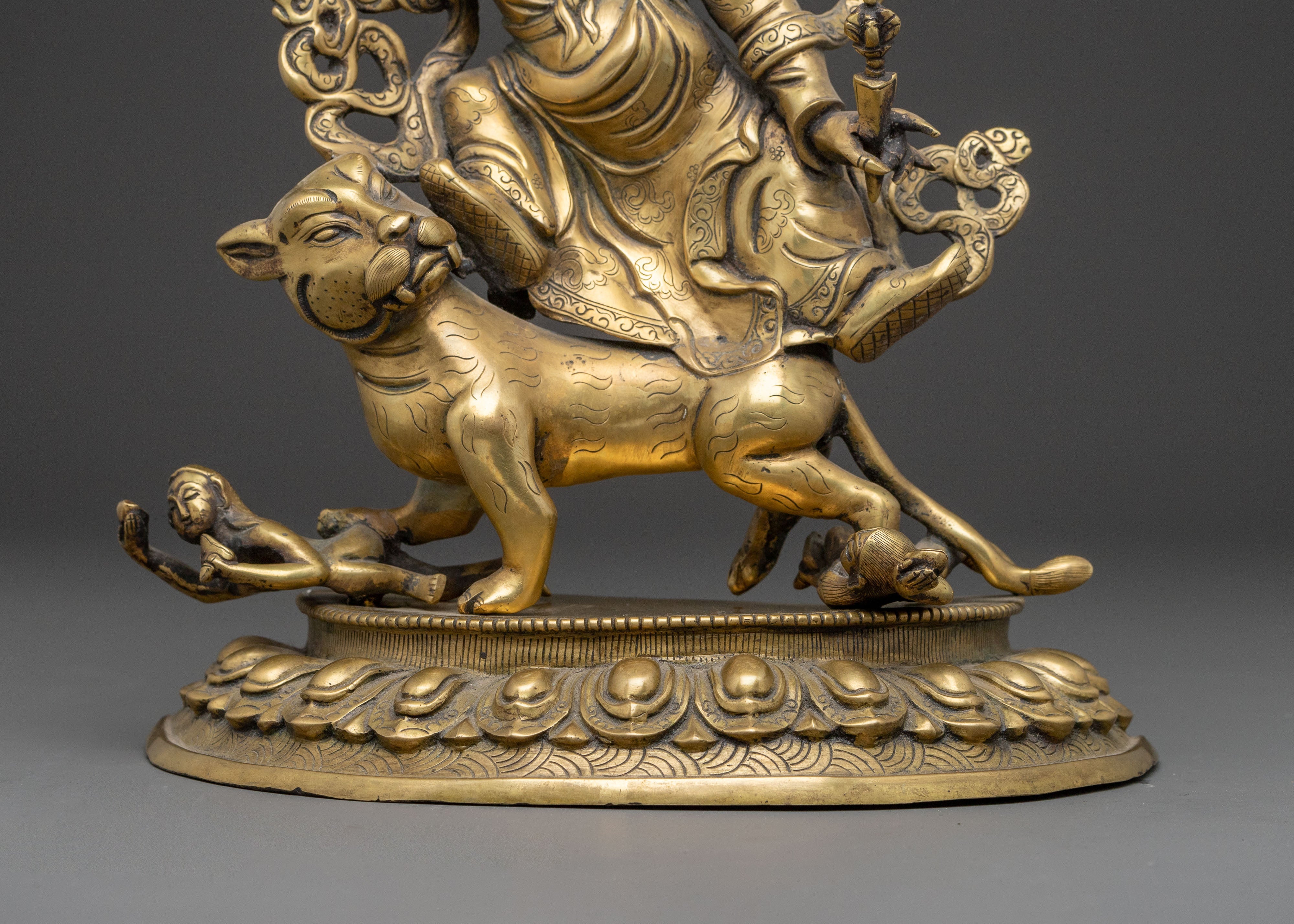 Dorje Drollo Protector Statue | Bronze Craftsmanship