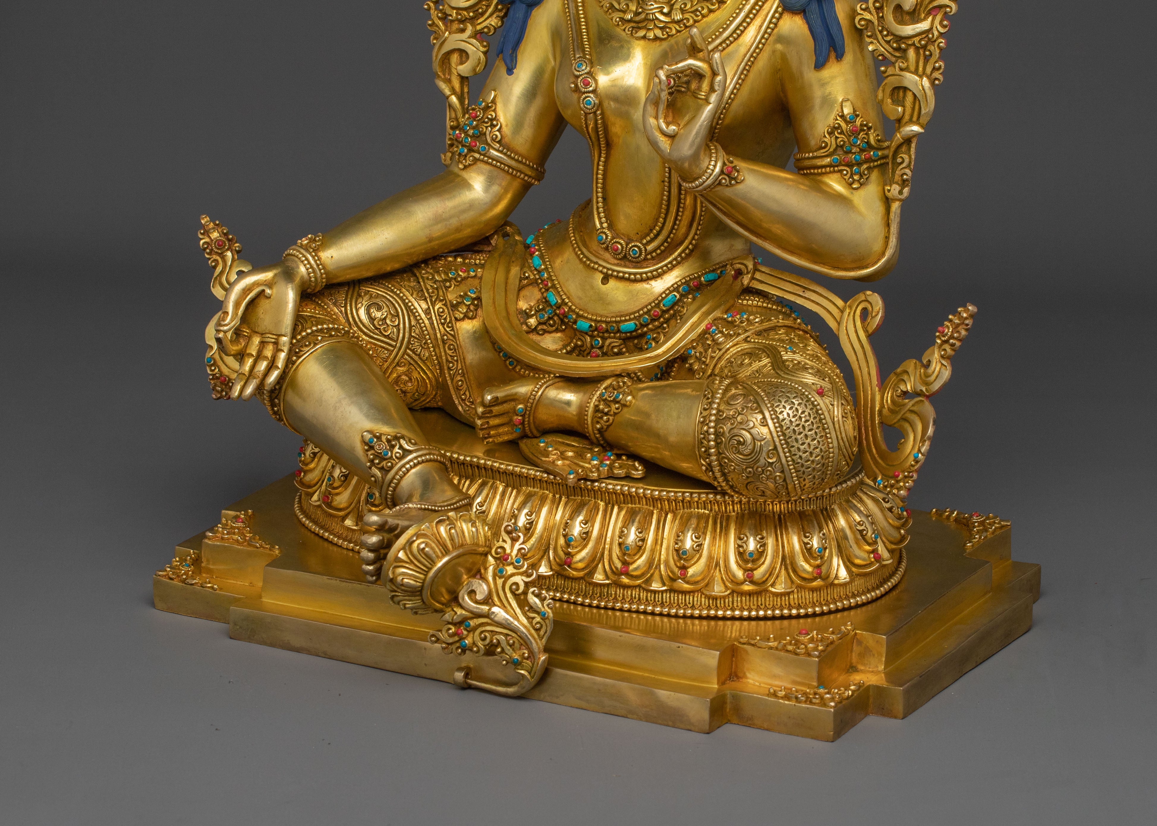 Green Tara Divine Protector Statue | Bodhisattva of Wisdom and Enlightened
