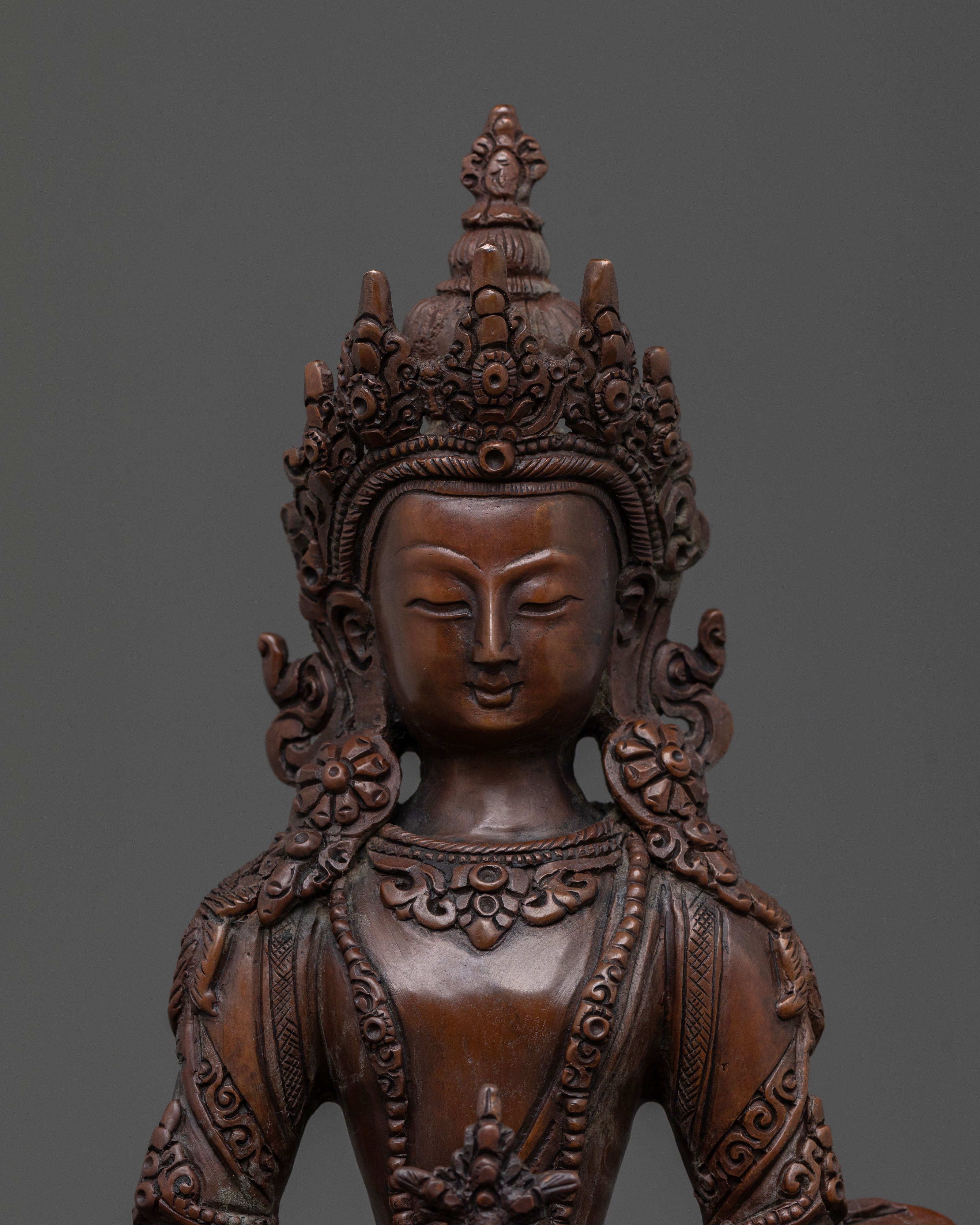 Amitayus Statue Long Life Buddha | Tibetan Longevity Deity