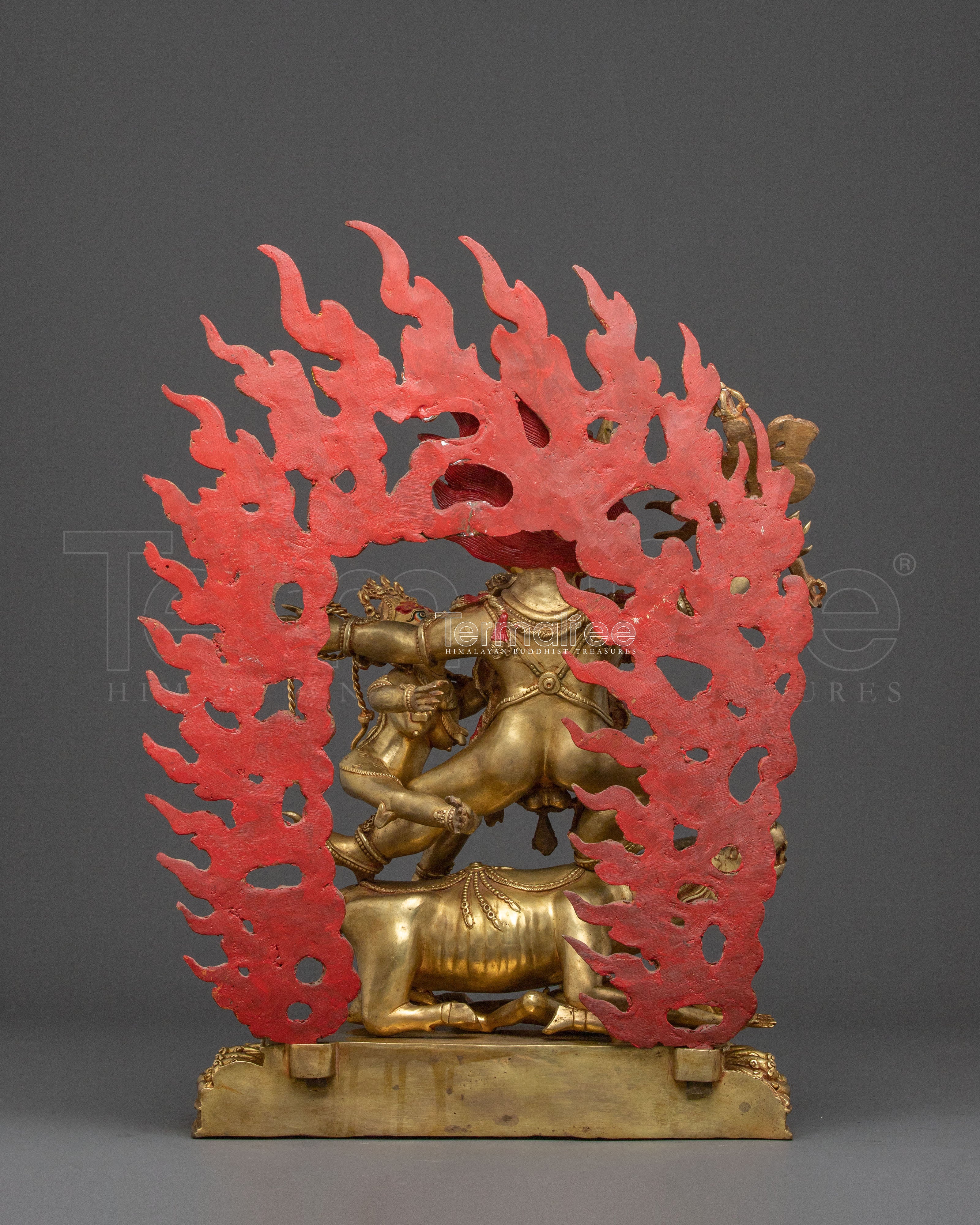 Yama Dharmaraja Fierce Wisdom Statue | Wrathful Deity