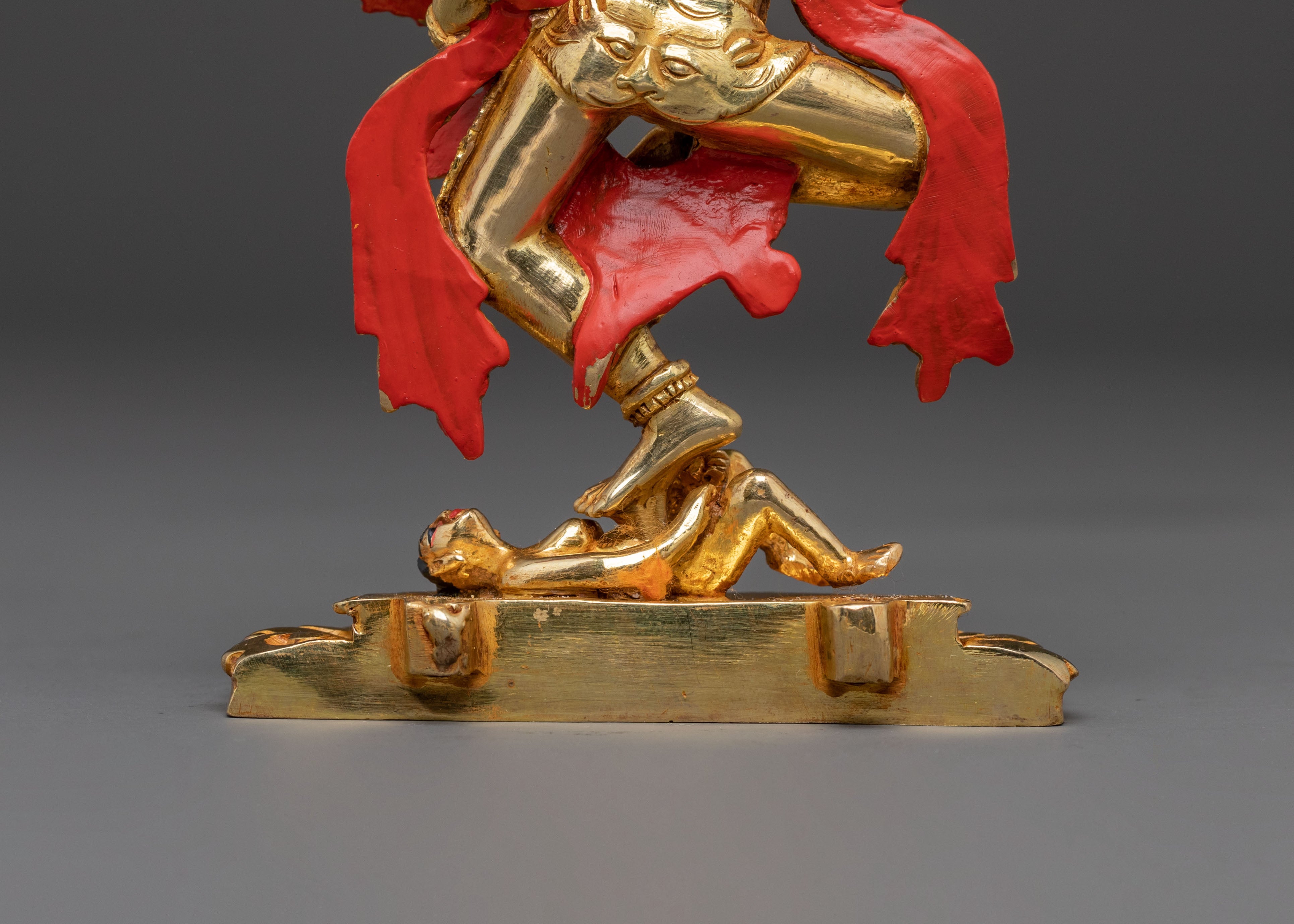 Goddess of Attraction Kurukulla Statue - Hand-Gilded Copper Art