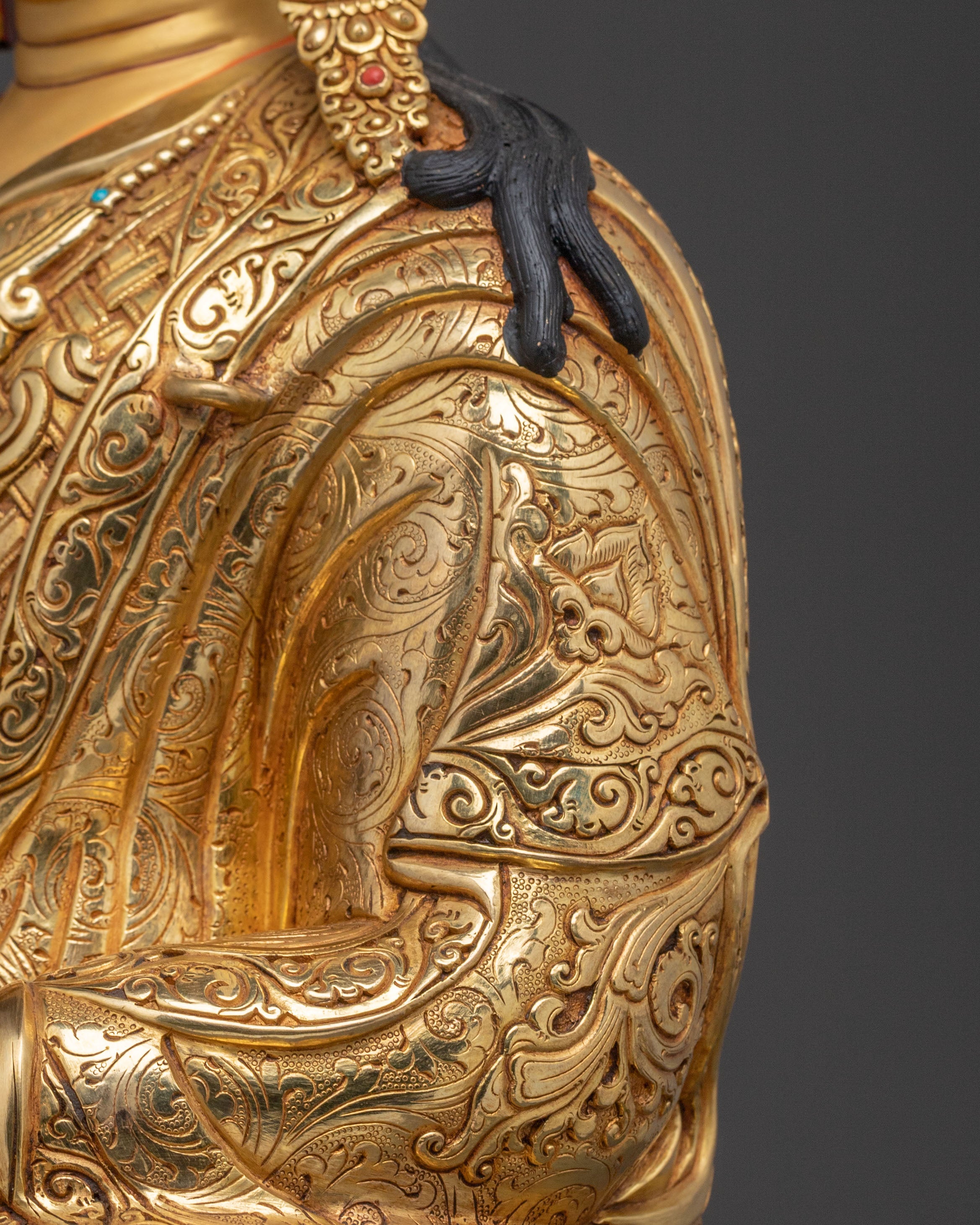 Blessing Statue of Guru Rinpoche - Handcrafted Masterpiece