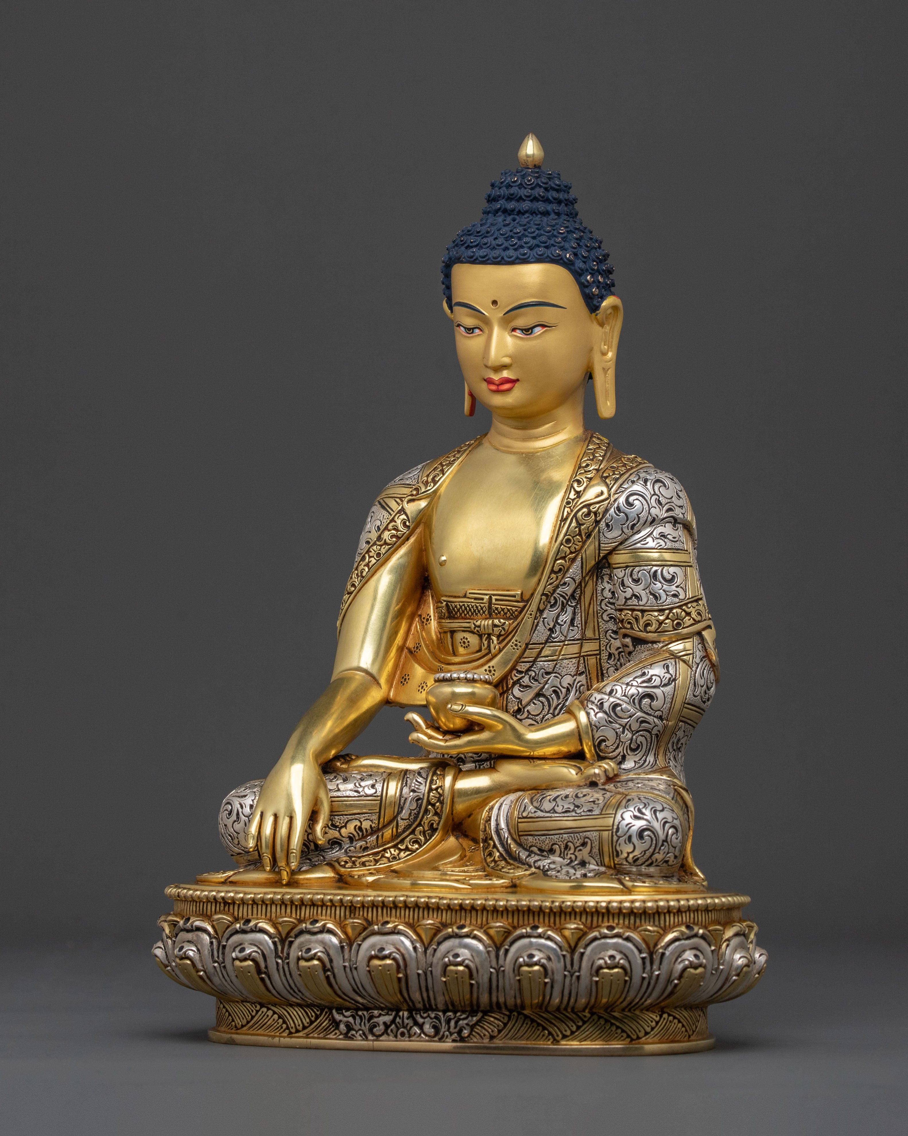 Nepalese Shakyamuni Buddha Meditation Statue