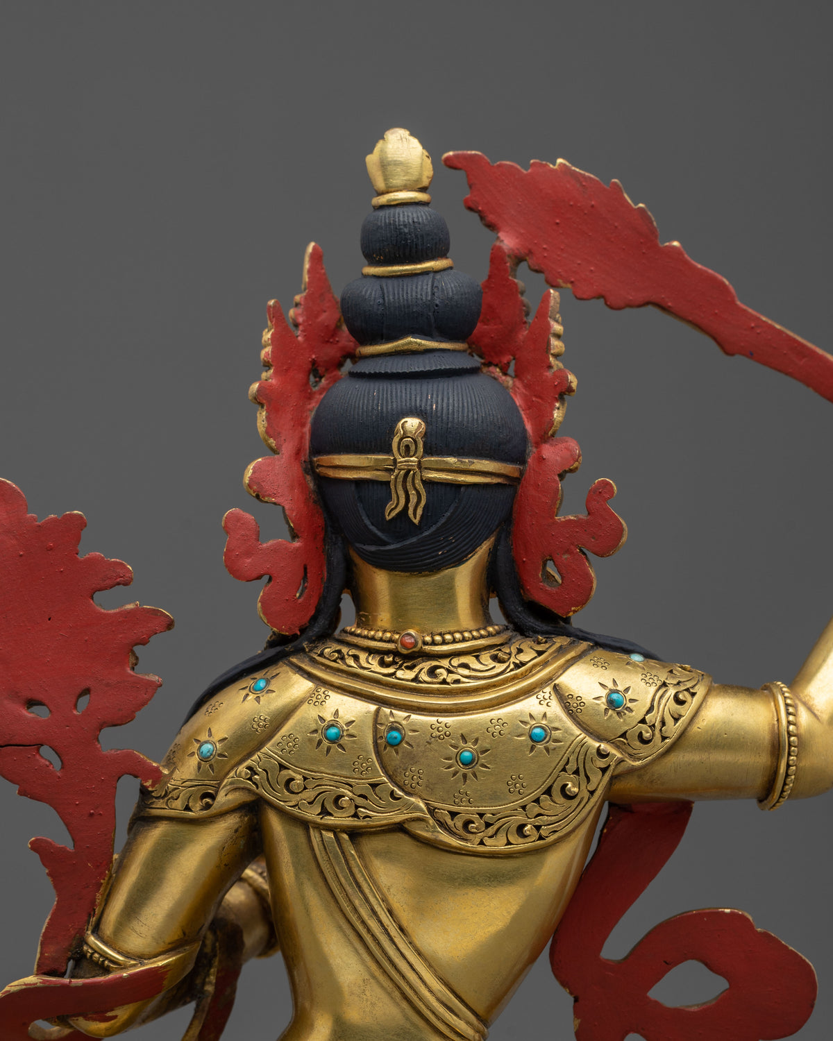 Manjushri Spiritual Sculpture | Copper Figurine